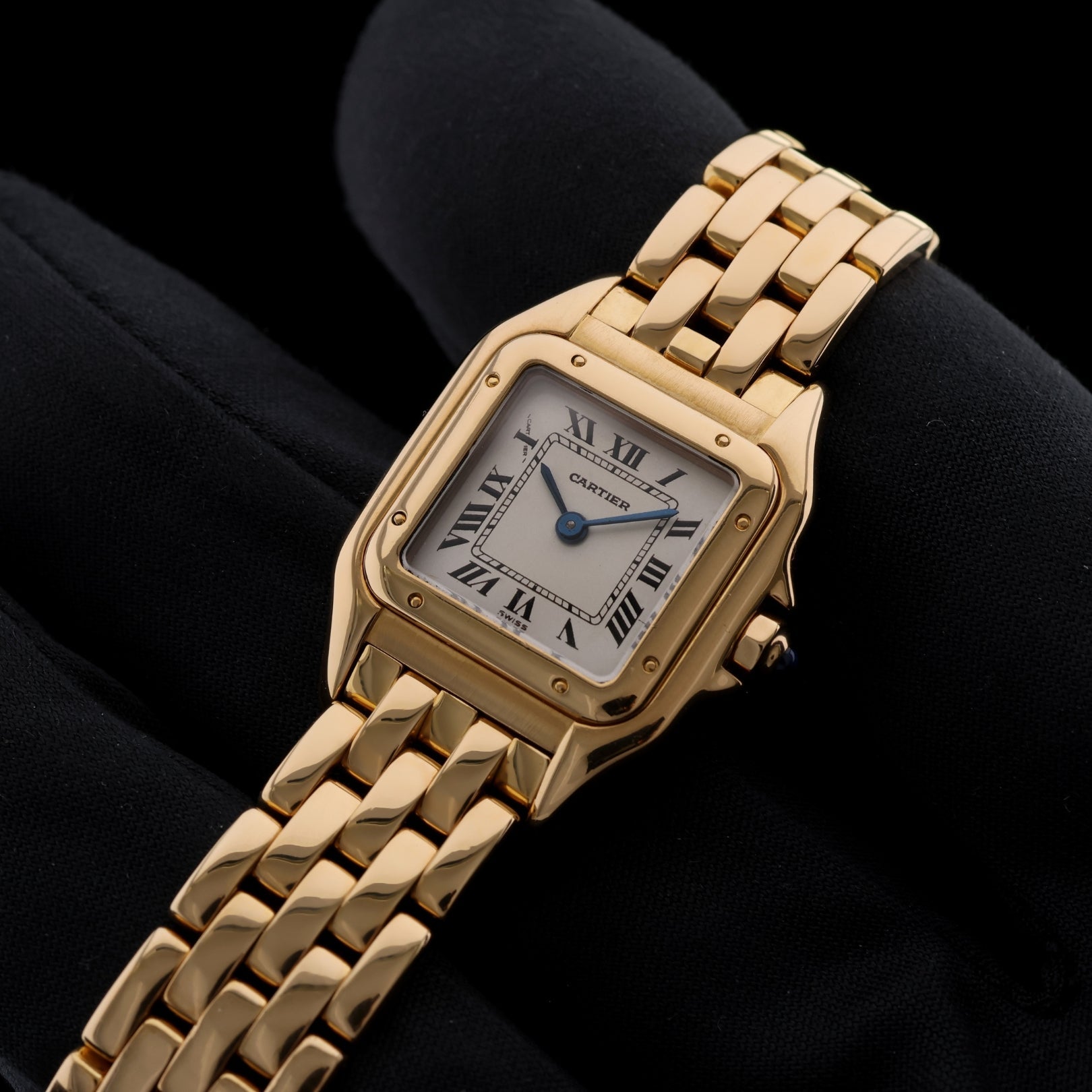 Cartier Panthère, 18k Gelbgold, 22x30mm, Ref. 8057917, mit Box - LUXUHRIA