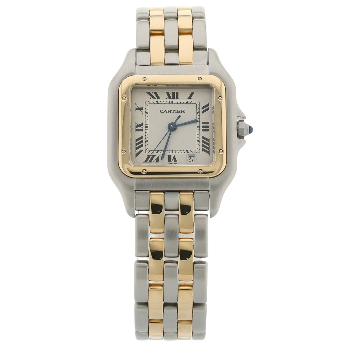 Cartier Panthère, 2-Reihig, Service 2026, 27mm, Stahl/Gold, Ref. 1100, ohne B+P - LUXUHRIA