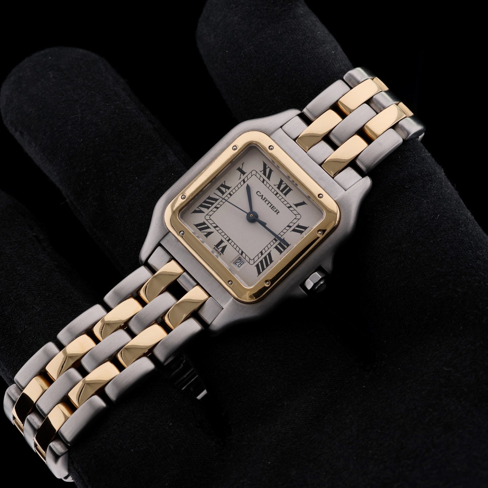 Cartier Panthère de Cartier, 2 - Reihig, 27mm, Stahl/Gold, Ref. 1100, ohne B+P - LUXUHRIA