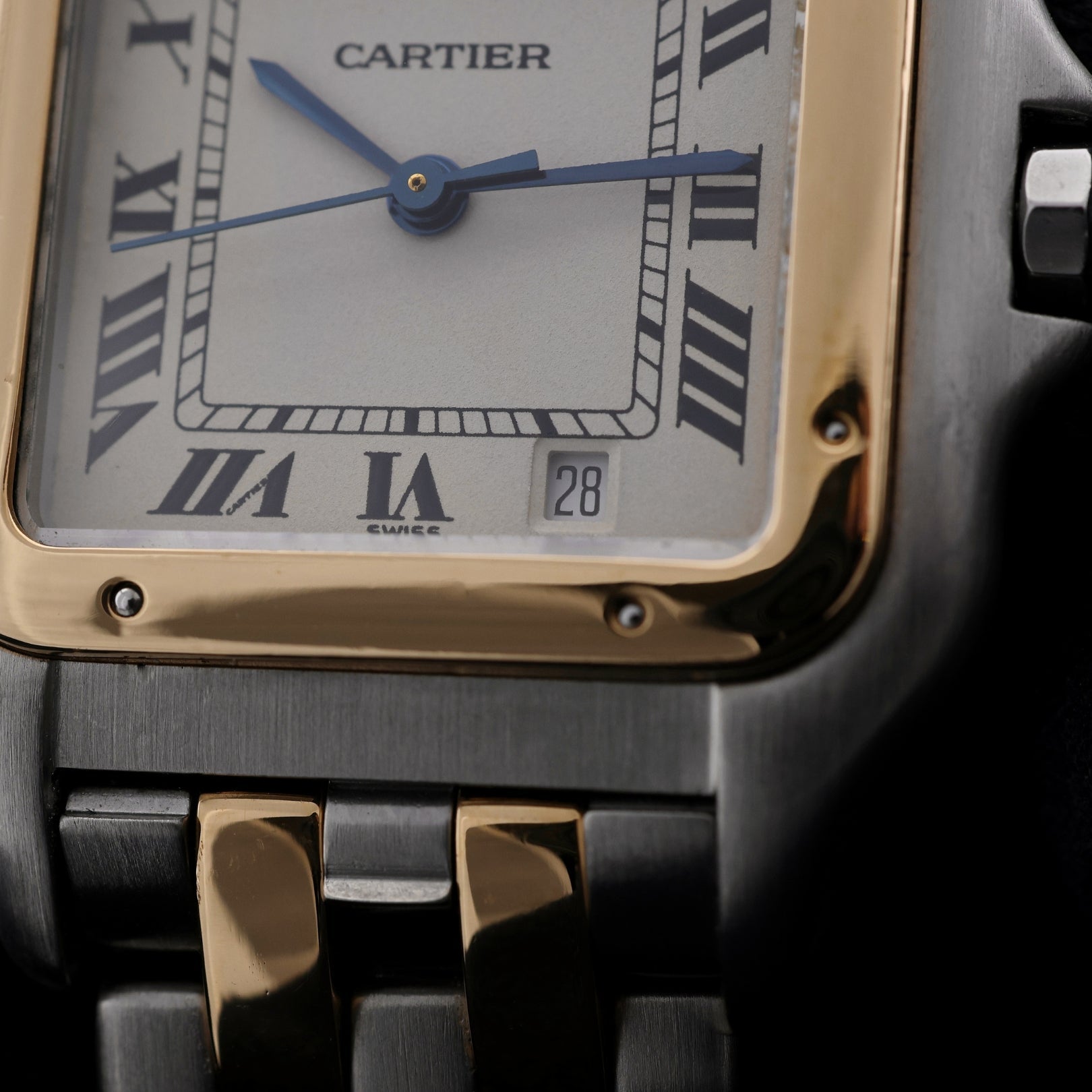 Cartier Panthère de Cartier, 2 - Reihig, 27mm, Stahl/Gold, Ref. 1100, ohne B+P - LUXUHRIA