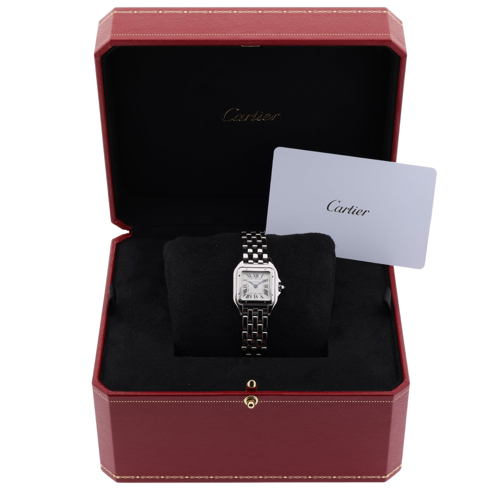 Cartier Panthère de Cartier SM, Edelstahl, 23x30 mm, Ref. WSPN0006, 08 - 2023, B+P - LUXUHRIA