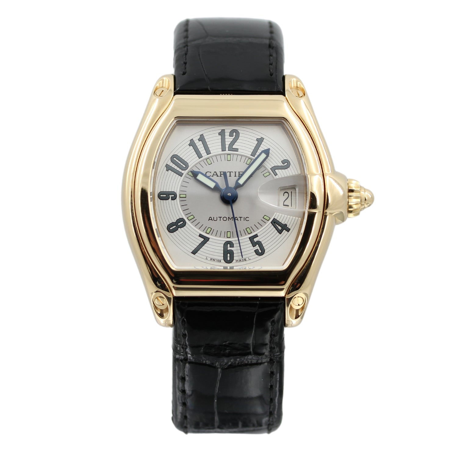 Cartier Edle Uhren Gebraucht Cartier Roadster 37x44mm, 18K Gold