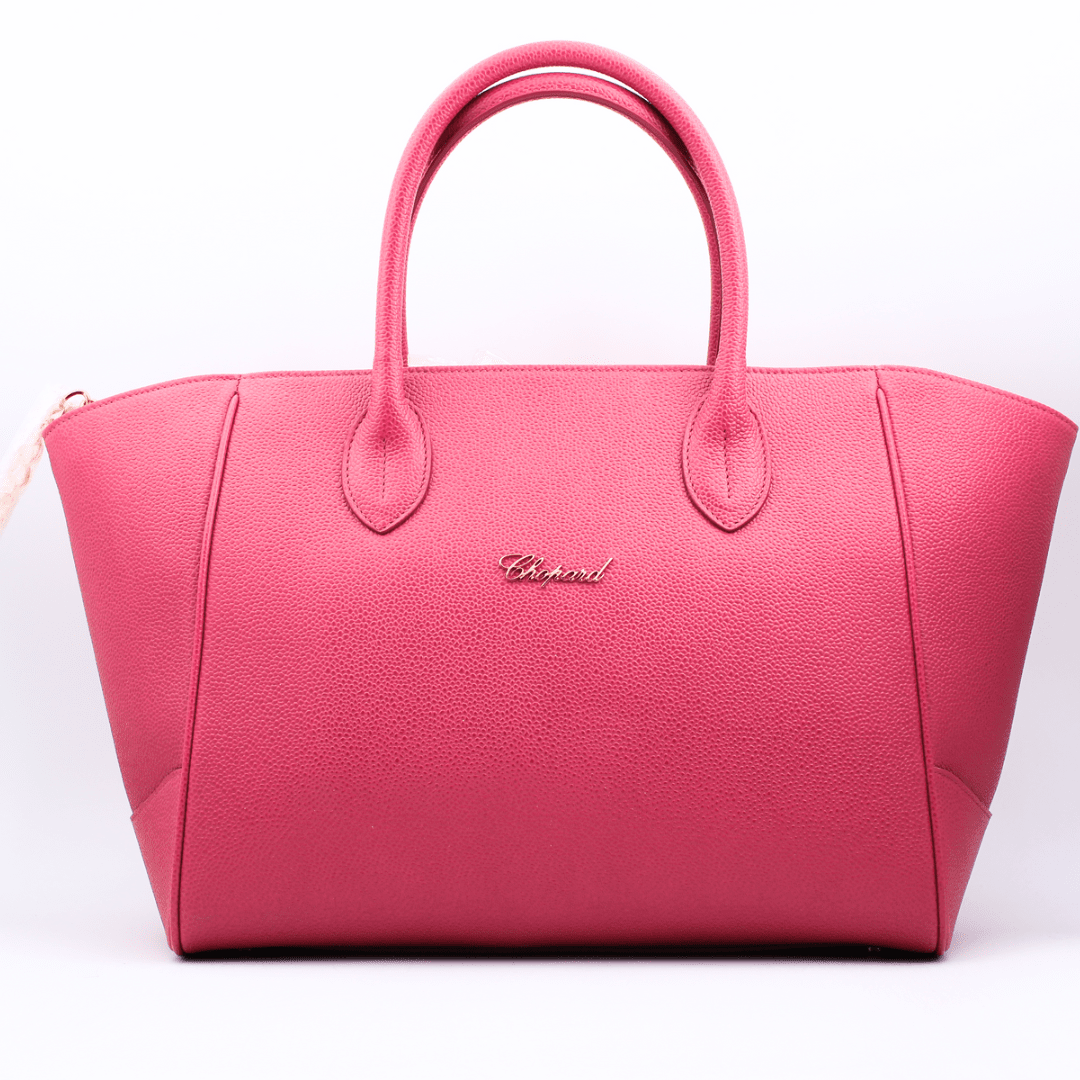 CHOPARD Handtasche Shopper Cuir Caviare Bordeaux - LUXUHRIA