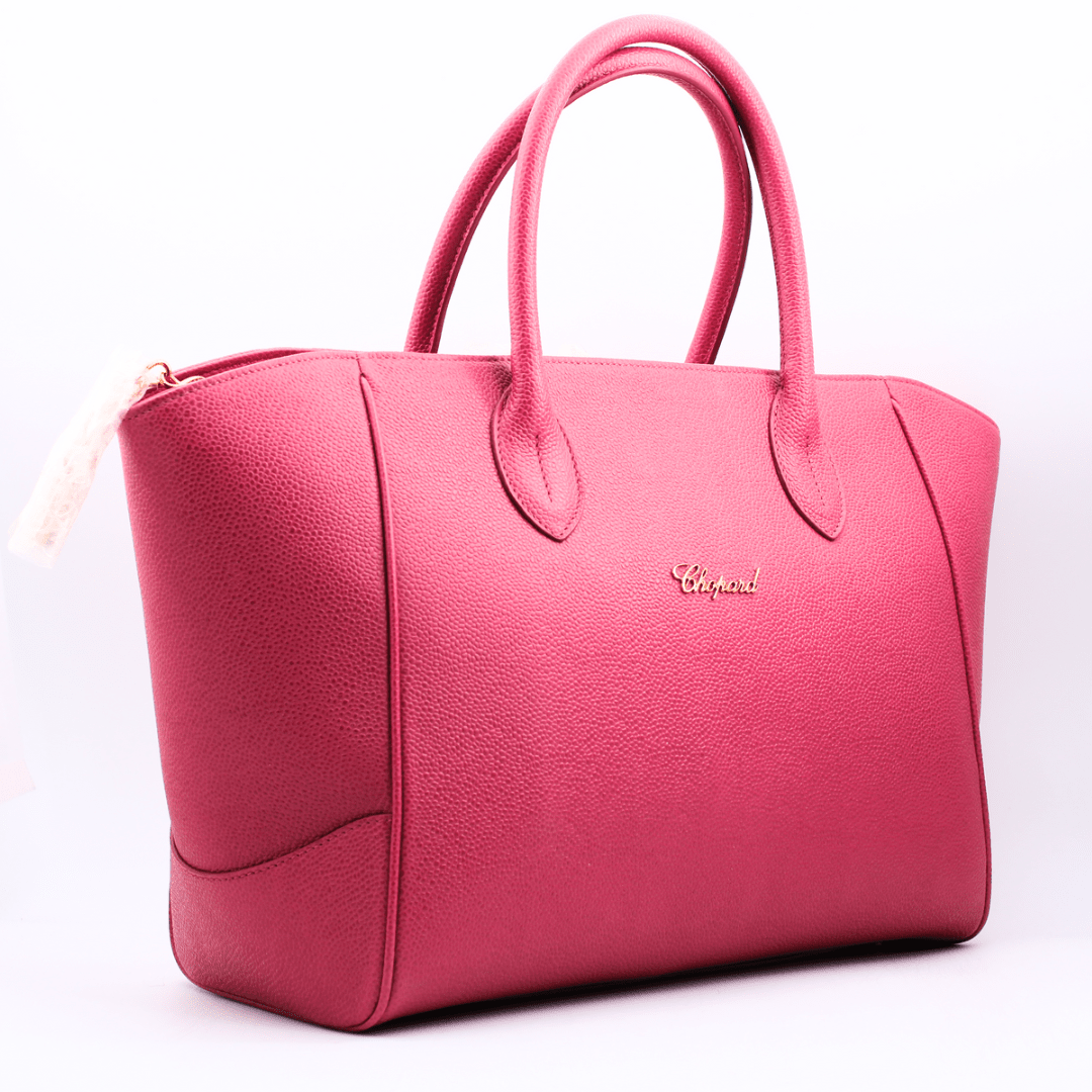 CHOPARD Handtasche Shopper Cuir Caviare Bordeaux - LUXUHRIA