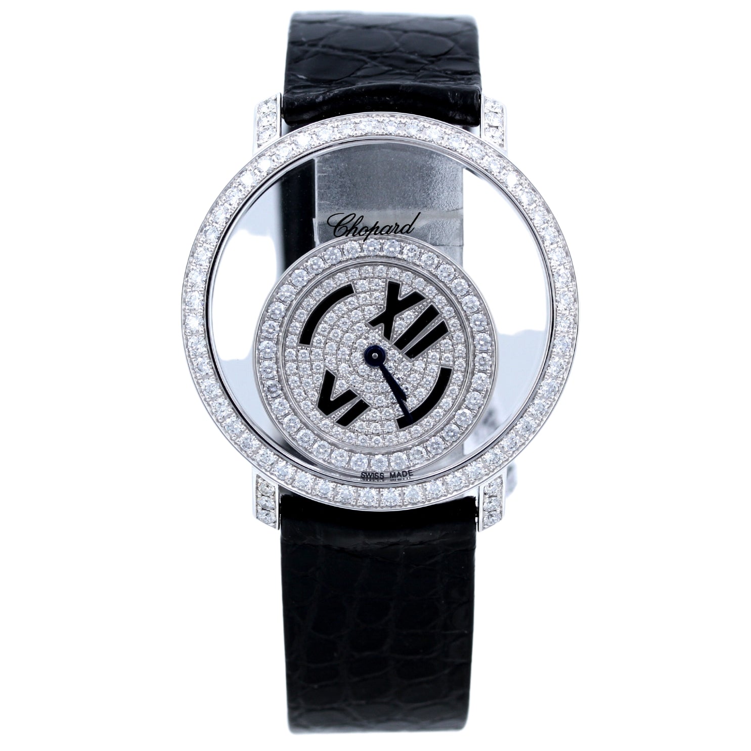 Chopard Happy Diamonds Happy Time 37mm, 283 Diamonds (2,86ct.), Ref. 207229 - LUXUHRIA