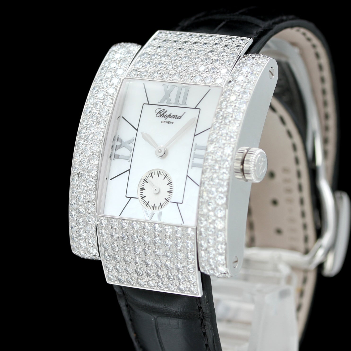 Chopard LA STRADA Perlmutt, Diamantbesatz 242 = ca. 5.30ct, 416867-1001, B+P - LUXUHRIA