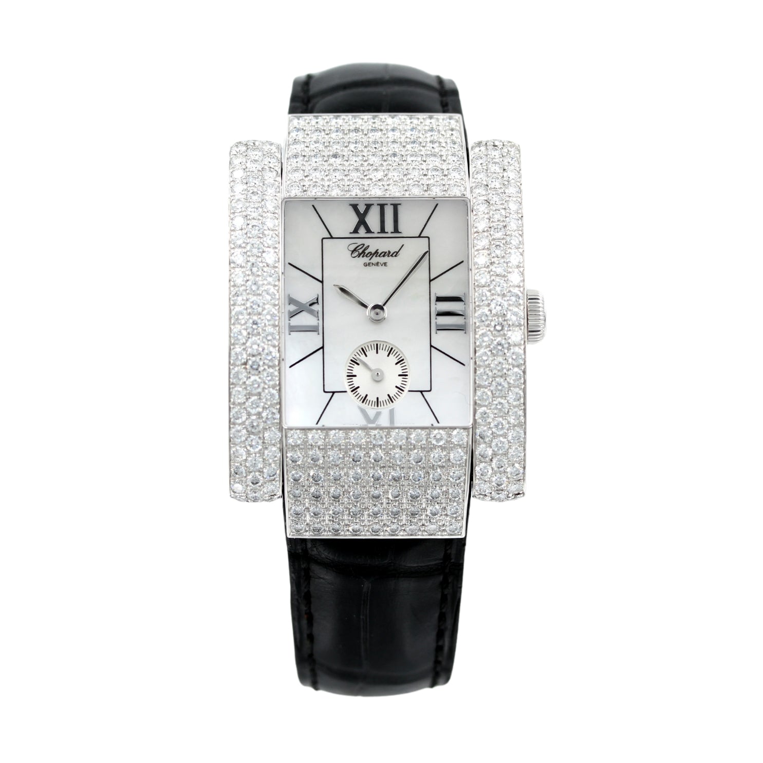 Chopard LA STRADA Perlmutt, Diamantbesatz 242 = ca. 5.30ct, 416867-1001, B+P - LUXUHRIA