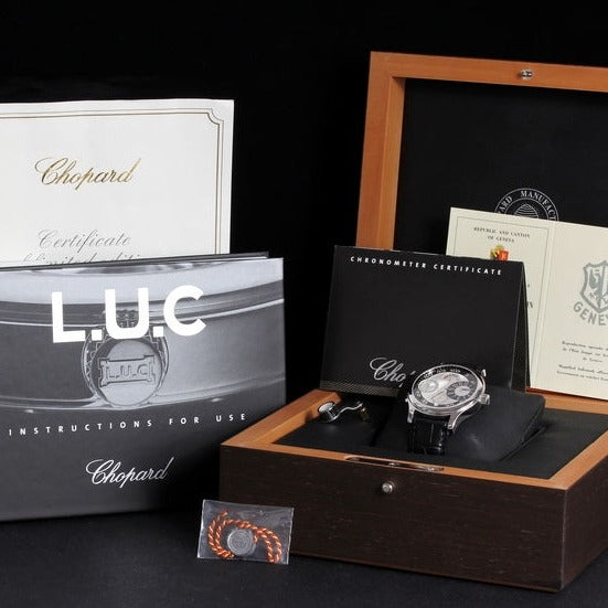 Chopard L.U.C. Regulateur GMT Power Reserve 9 Days Weißgold, Genfer Punze, Limited 250pcs., Ref. 161874-1001