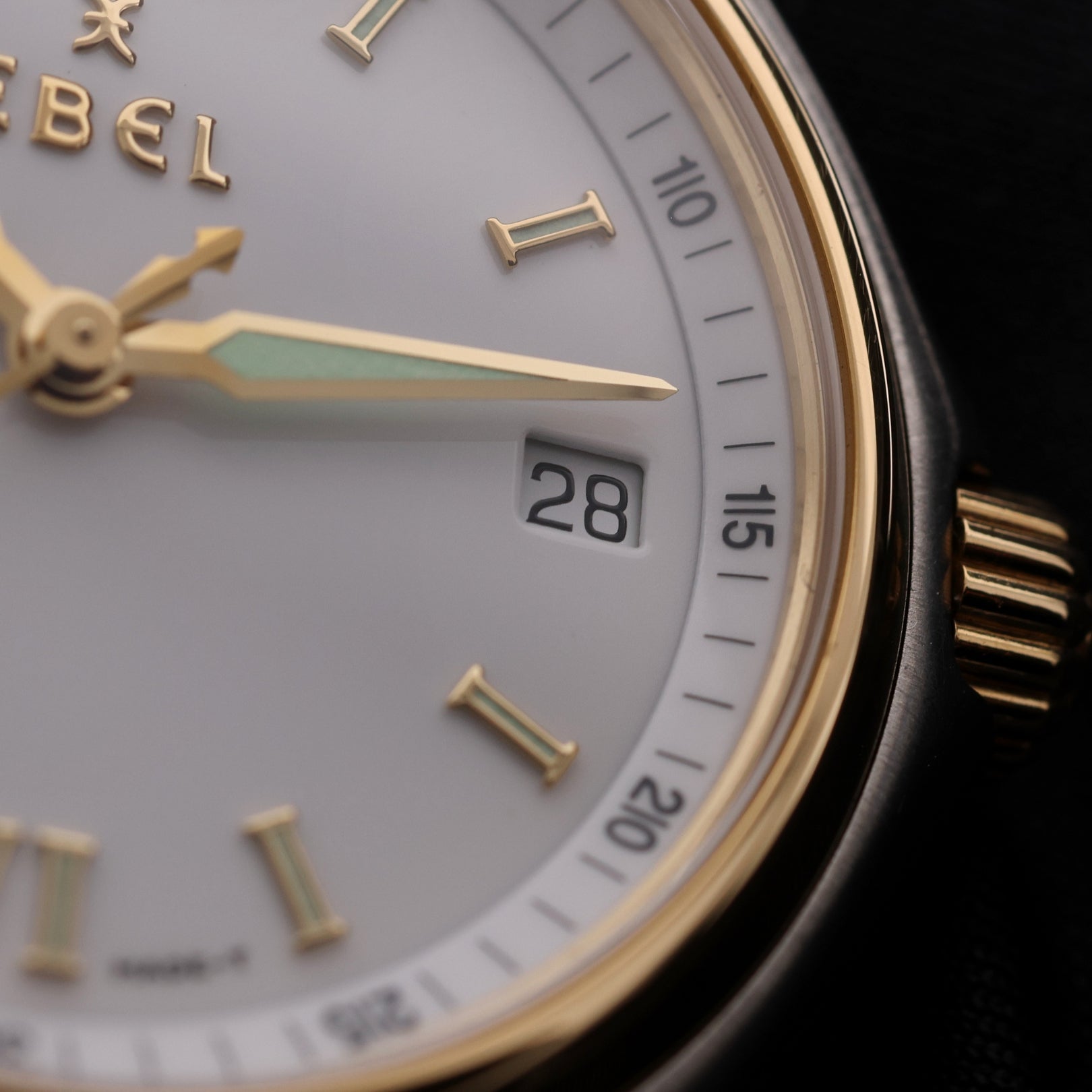 Ebel 1911 Medium, Stahl/Gold, 18kt. Gelbgold, Quarz, Ref. 1187241, ohne B+P - LUXUHRIA