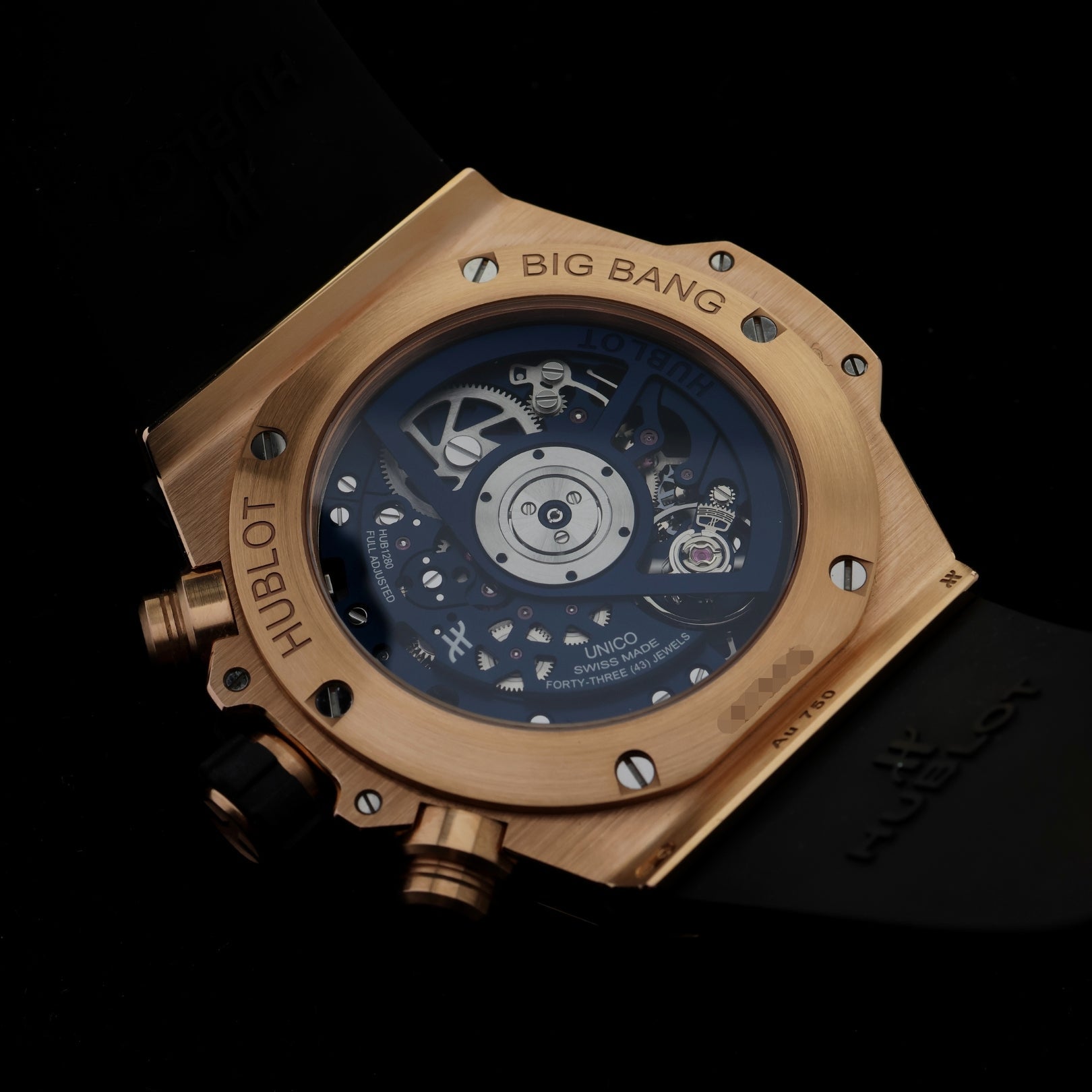 Hublot Big Bang Unico, King Gold Blue, Erstkaufrechnung, Ref. 441.OL.5181.RX, mit Box & digitalem Zertifitkat - LUXUHRIA
