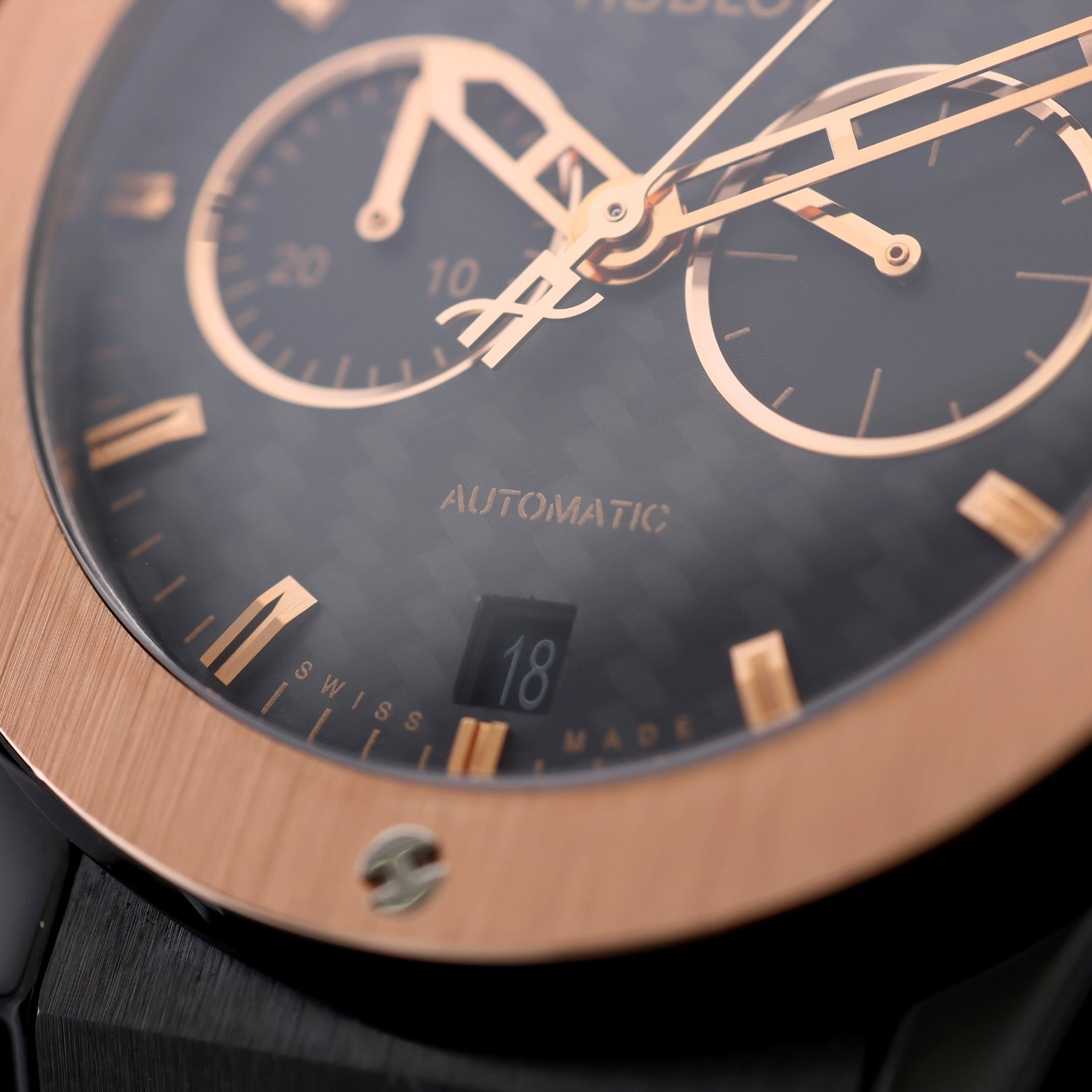 Hublot Classic Fusion Chronograph 42 mm, Keramik, Ref. 541.CO.1780.RX, B+P - LUXUHRIA