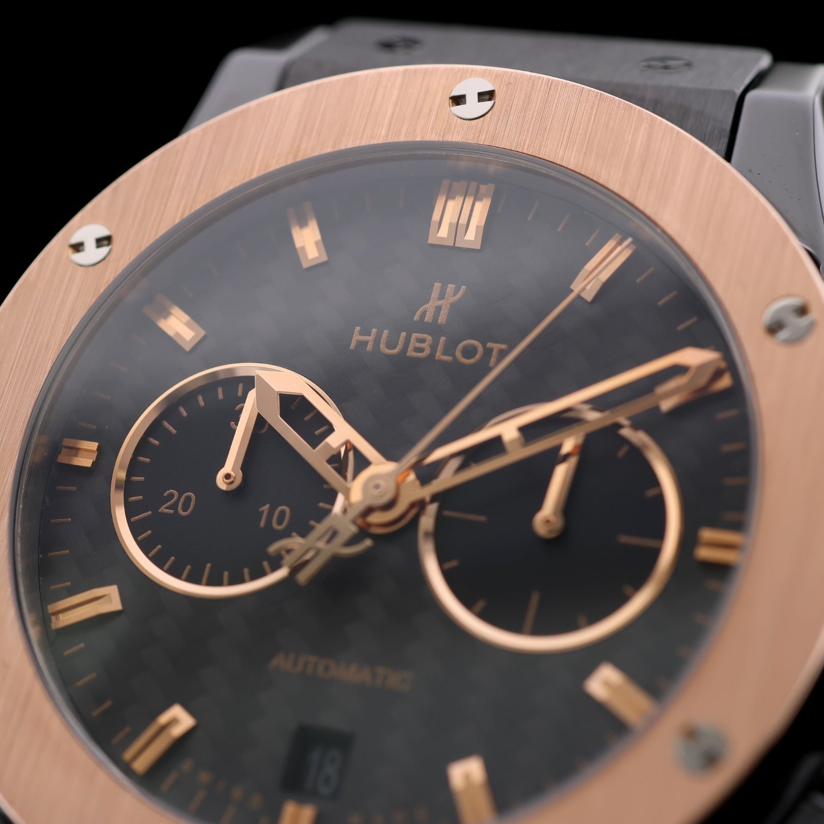 Hublot Classic Fusion Chronograph 42 mm, Keramik, Ref. 541.CO.1780.RX, B+P - LUXUHRIA
