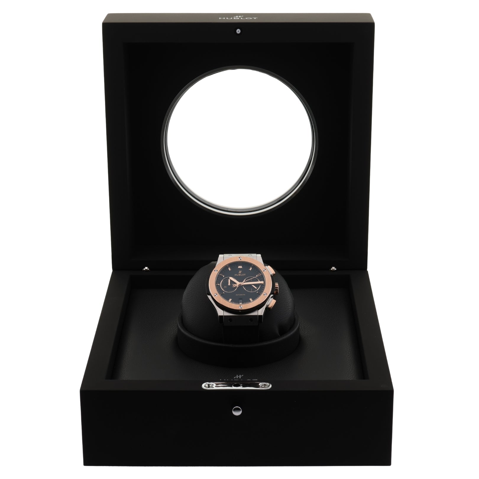 Hublot Classic Fusion Chronograph Titanium King Gold 42mm, Service 2026, Ref. 541.NO.1181.RX, Box+Erstkaufrechnung - LUXUHRIA