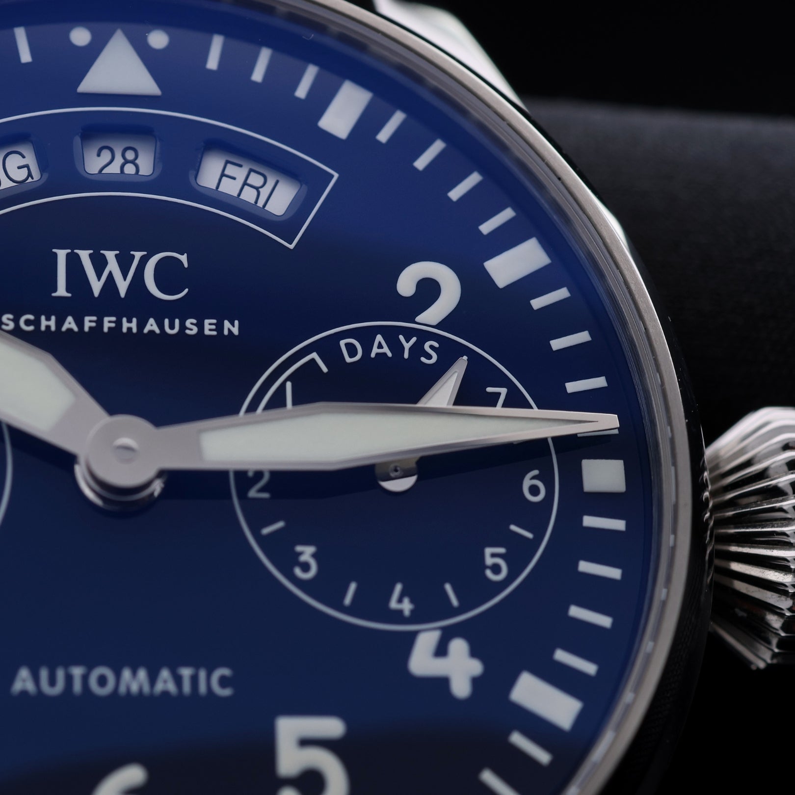 IWC Große Fliegeruhr Pilot’s Watch, 150 Jahre Edition, Jahreskalender, Ref. IW502708, B+P - LUXUHRIA