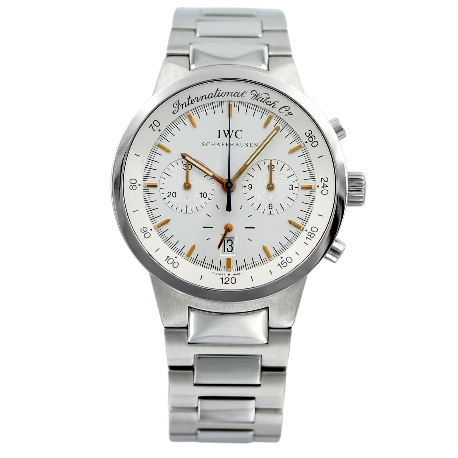 IWC GST Chronograph MecaQuartz 36.5mm Quartz, Stahlarmband, Ref. IW372