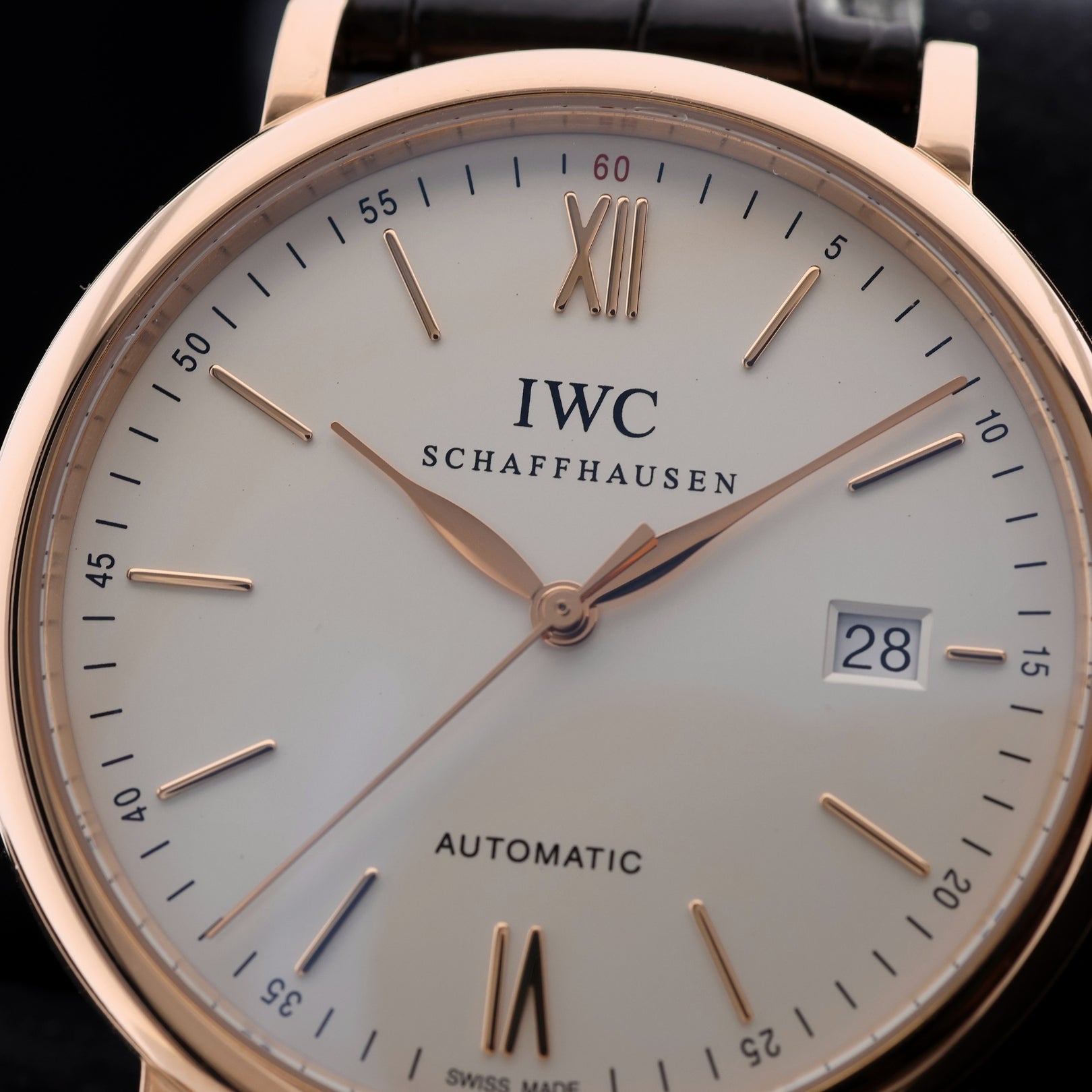 IWC Portofino Automatic, 18 Kt. Rotgold, Ref. IW356504, 2019, B+P - LUXUHRIA