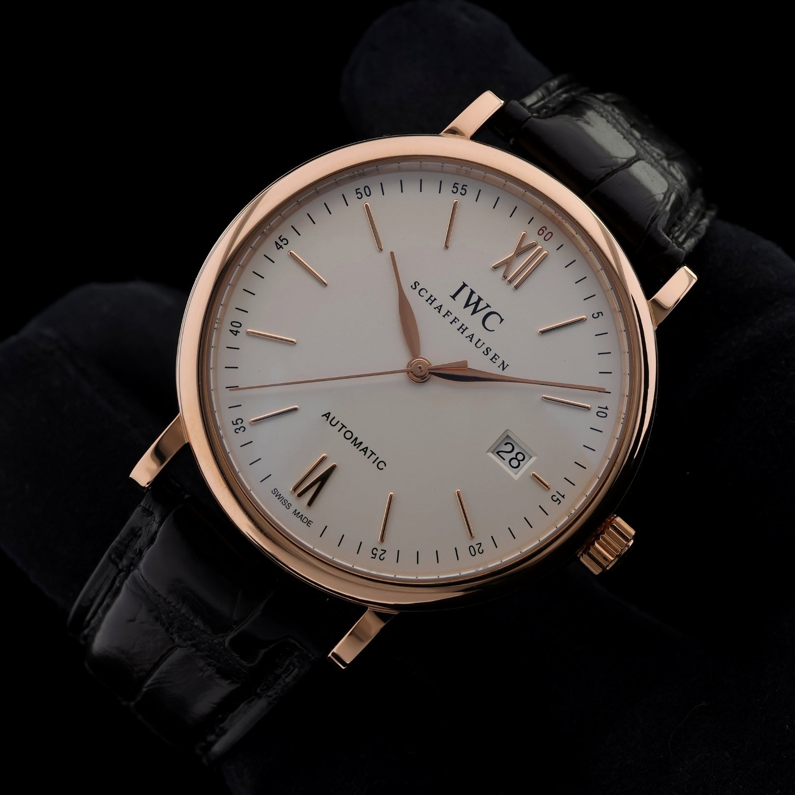 IWC Portofino Automatic, 18 Kt. Rotgold, Ref. IW356504, 2019, B+P - LUXUHRIA