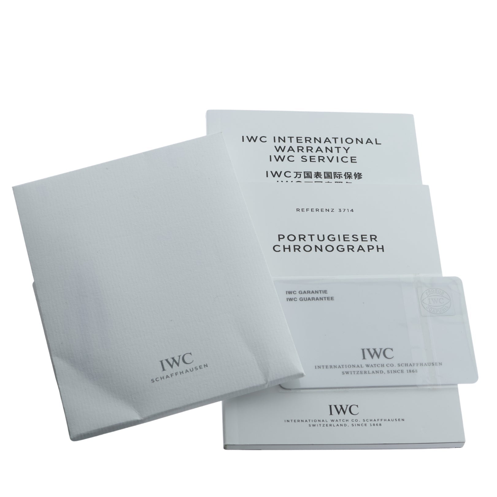 IWC Portugieser 40.9 mm, Chronograph Automatic, Ref. IW371447, ungetragen/Folie, B+P - LUXUHRIA