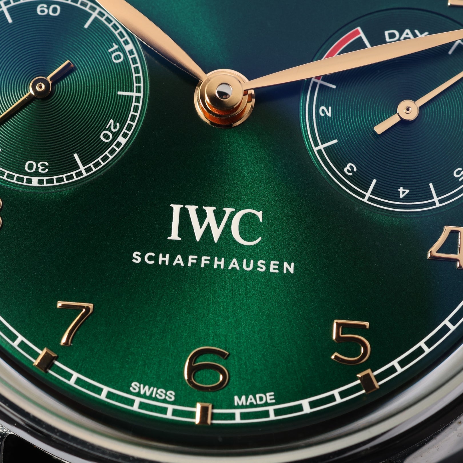 IWC Portugieser Annual Calendar, Limited Edition, Green Dial, Ref. IW503510, B+P - LUXUHRIA