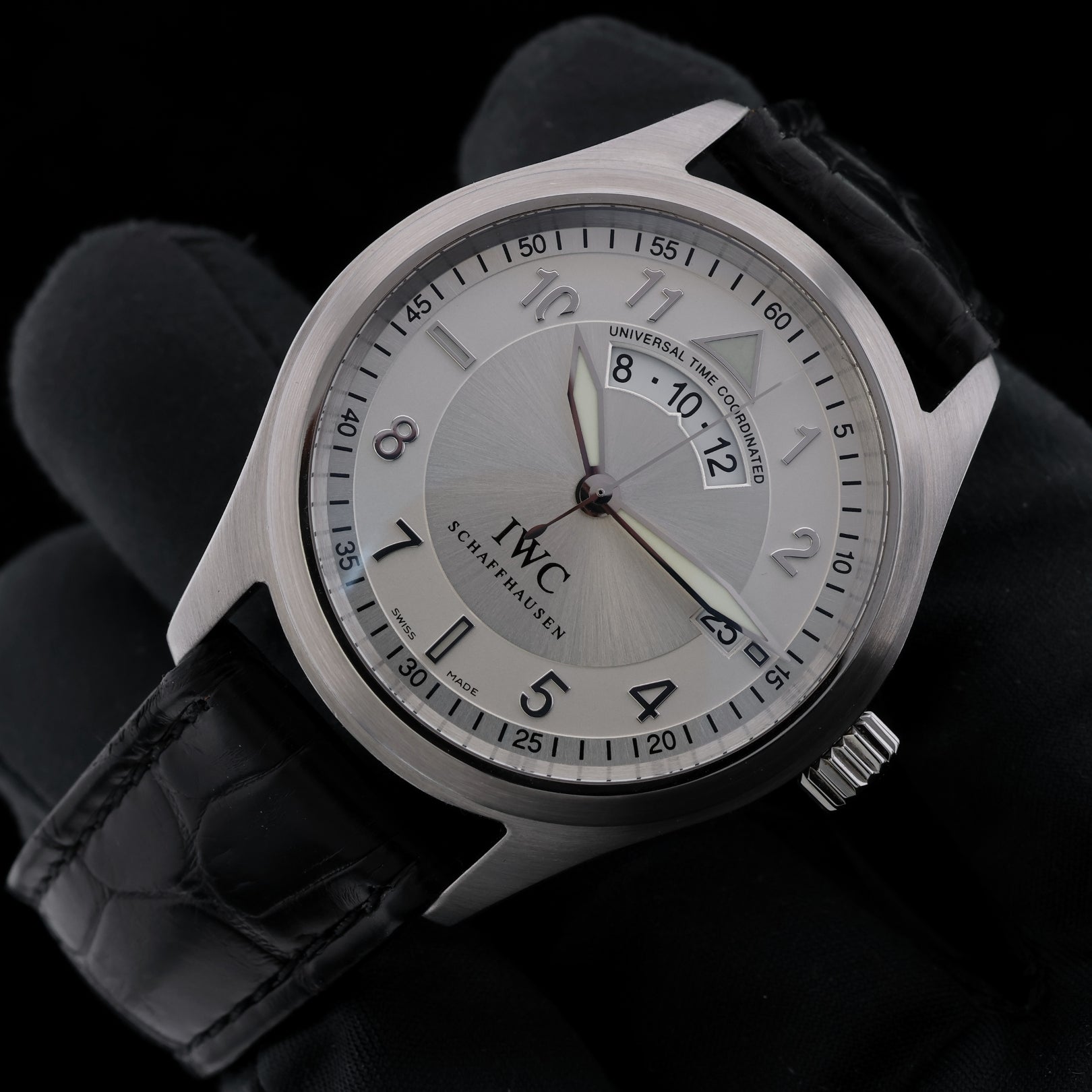 IWC Spitfire UTC, Edelstahl, Lederarmband, Ref. IW3251 - LUXUHRIA