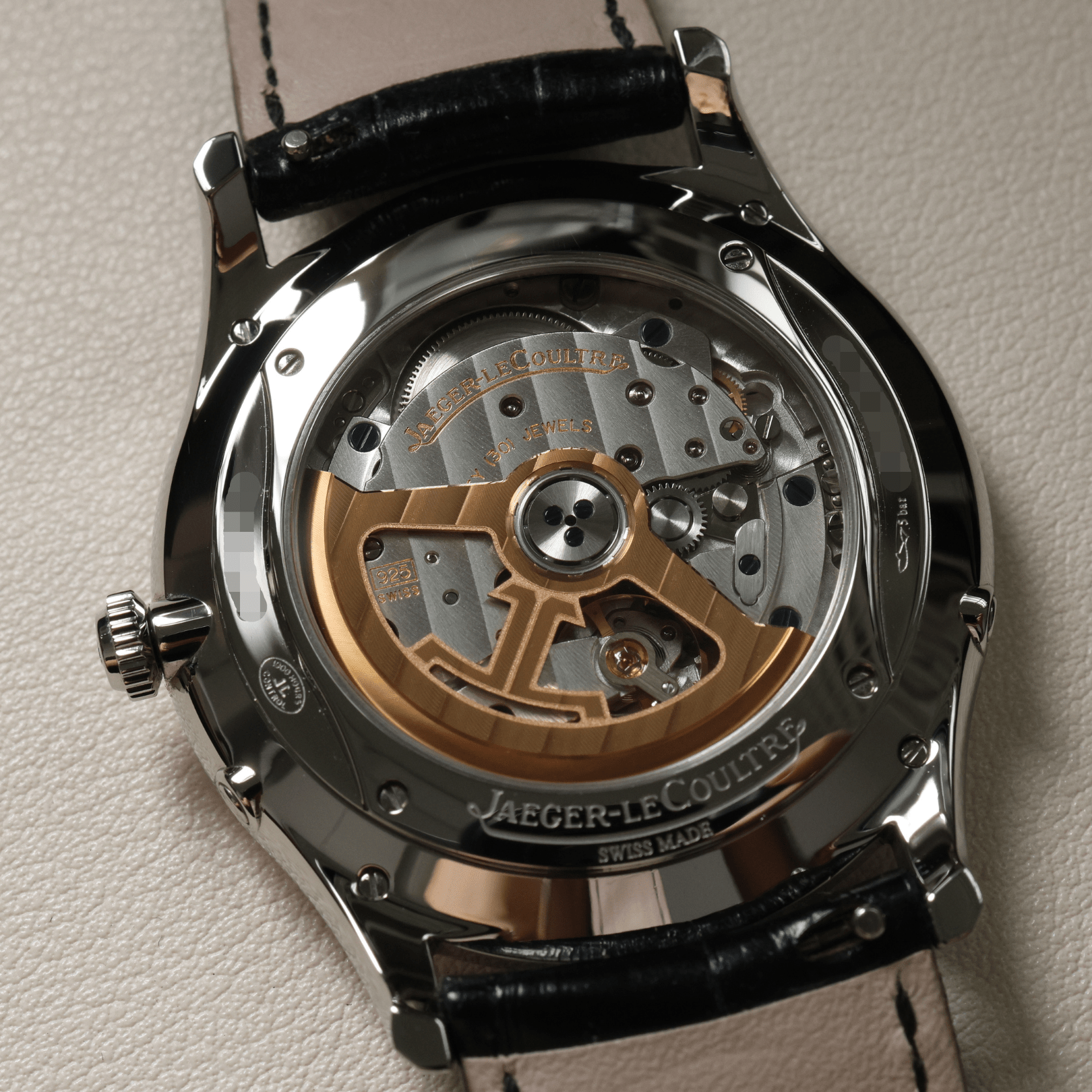 Jaeger-LeCoultre Master Ultra Thin Moon, Black Dial, Edelstahl, Ref. Q1368471, 12-2024, B+P - LUXUHRIA