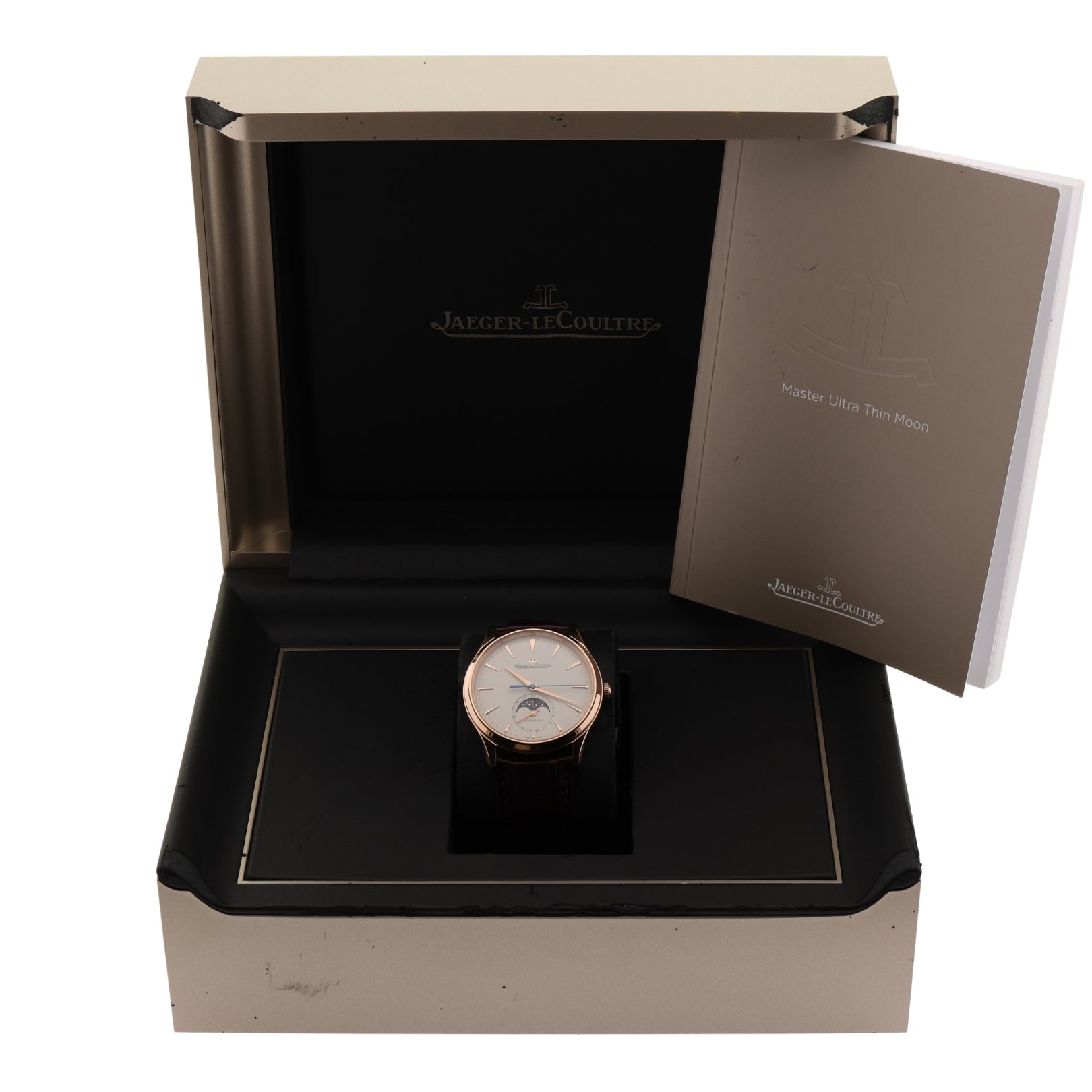 Jaeger-LeCoultre Master Ultra Thin Moon, Roségold, 39mm, Ref. Q1362510, 06-2023, B+P - LUXUHRIA
