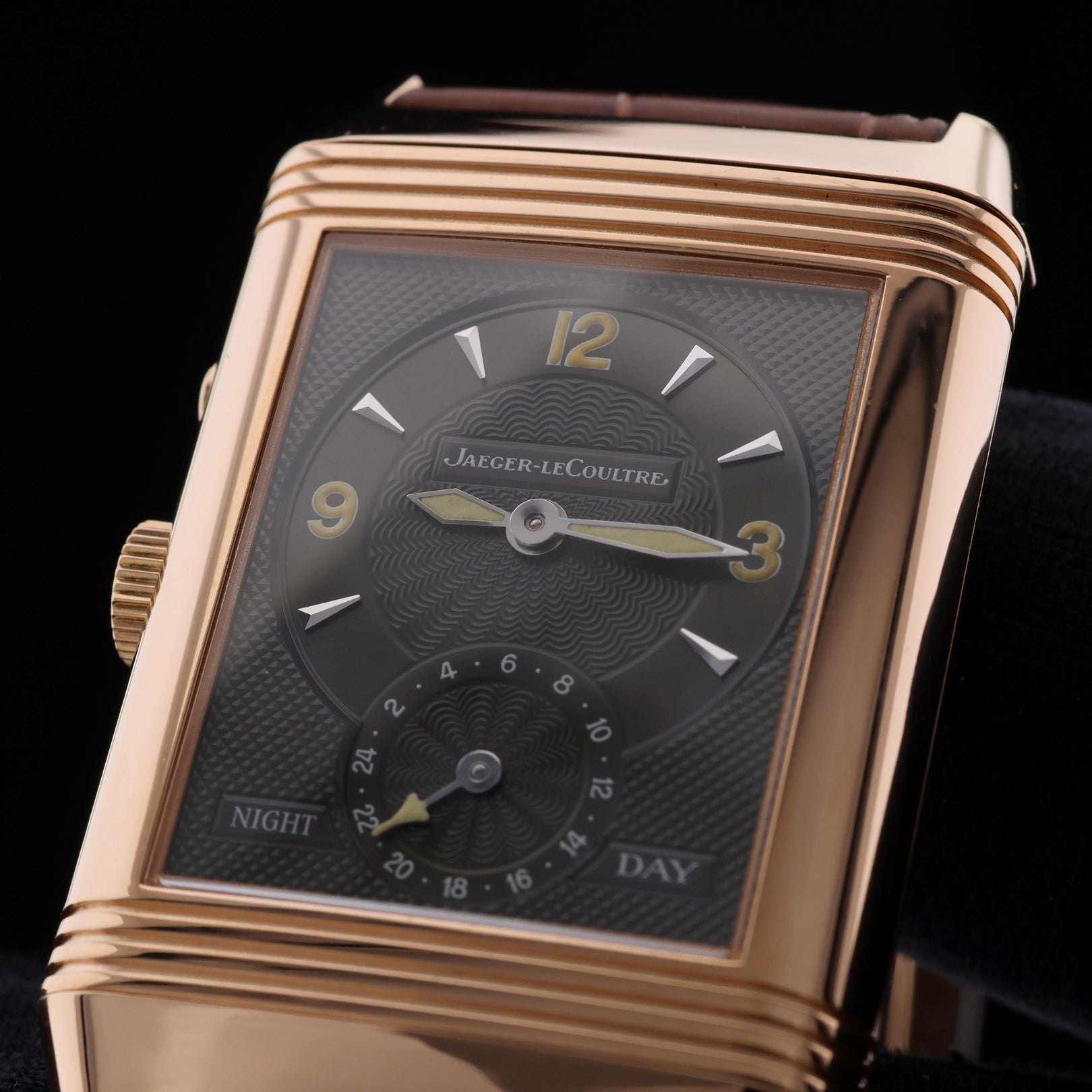 Jaeger - LeCoultre Reverso, 42x26mm, Night & Day, Duo - Face, Rosegold, Faltschliesse, Ref. 270.2.54 - LUXUHRIA