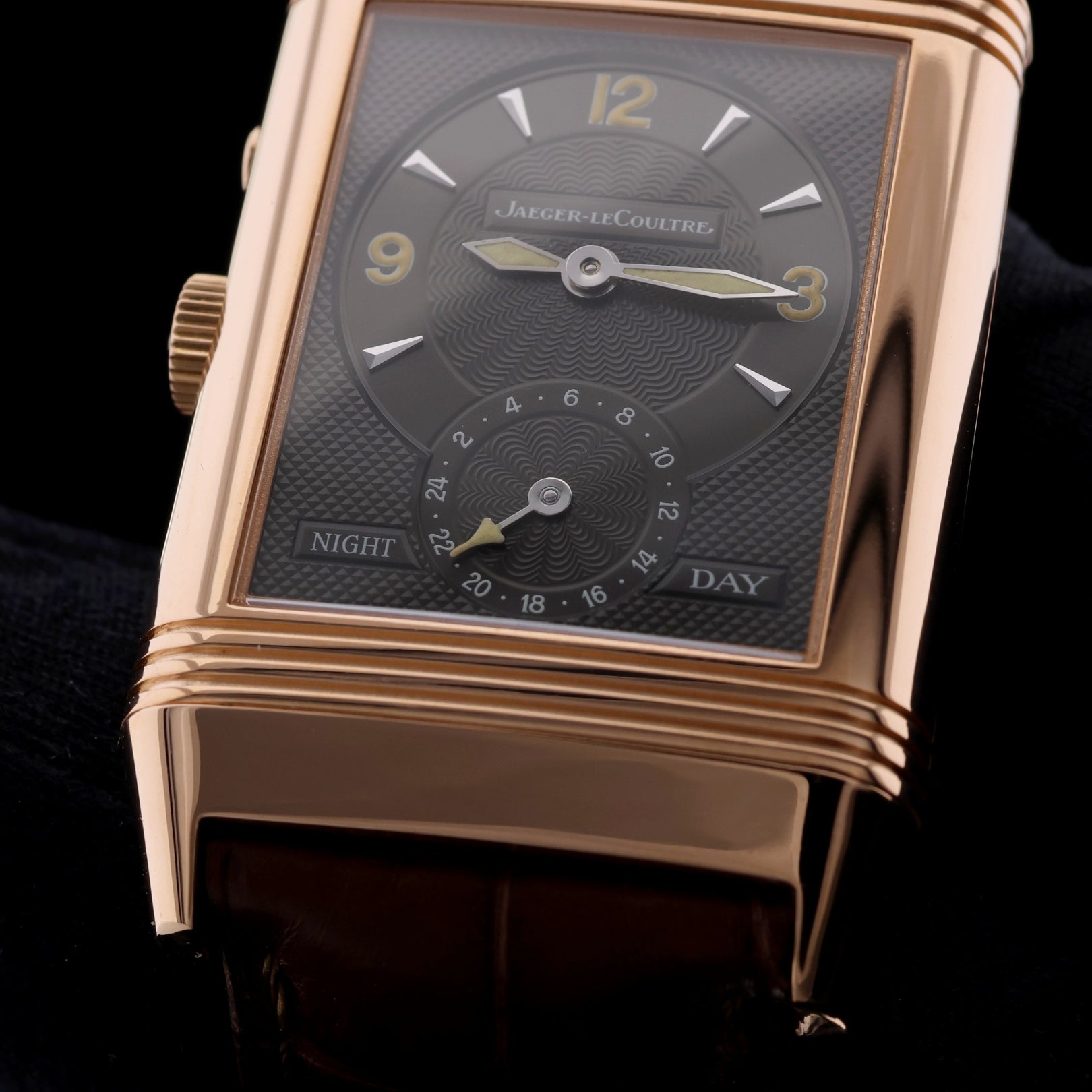 Jaeger - LeCoultre Reverso, 42x26mm, Night & Day, Duo - Face, Rosegold, Faltschliesse, Ref. 270.2.54 - LUXUHRIA