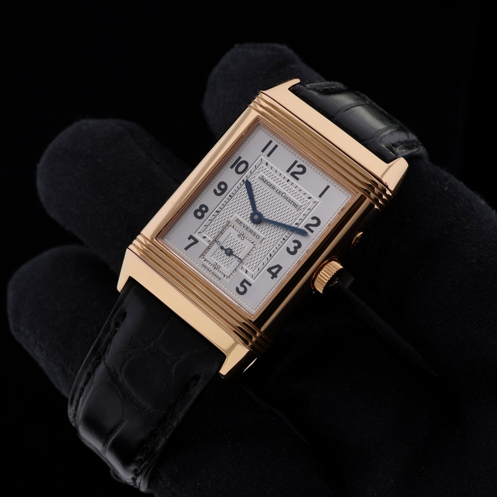 Jaeger - LeCoultre Reverso Duoface, Night & Day, Rosegold, 42.2x26mm, Ref. 270.2.54, mit Box - LUXUHRIA