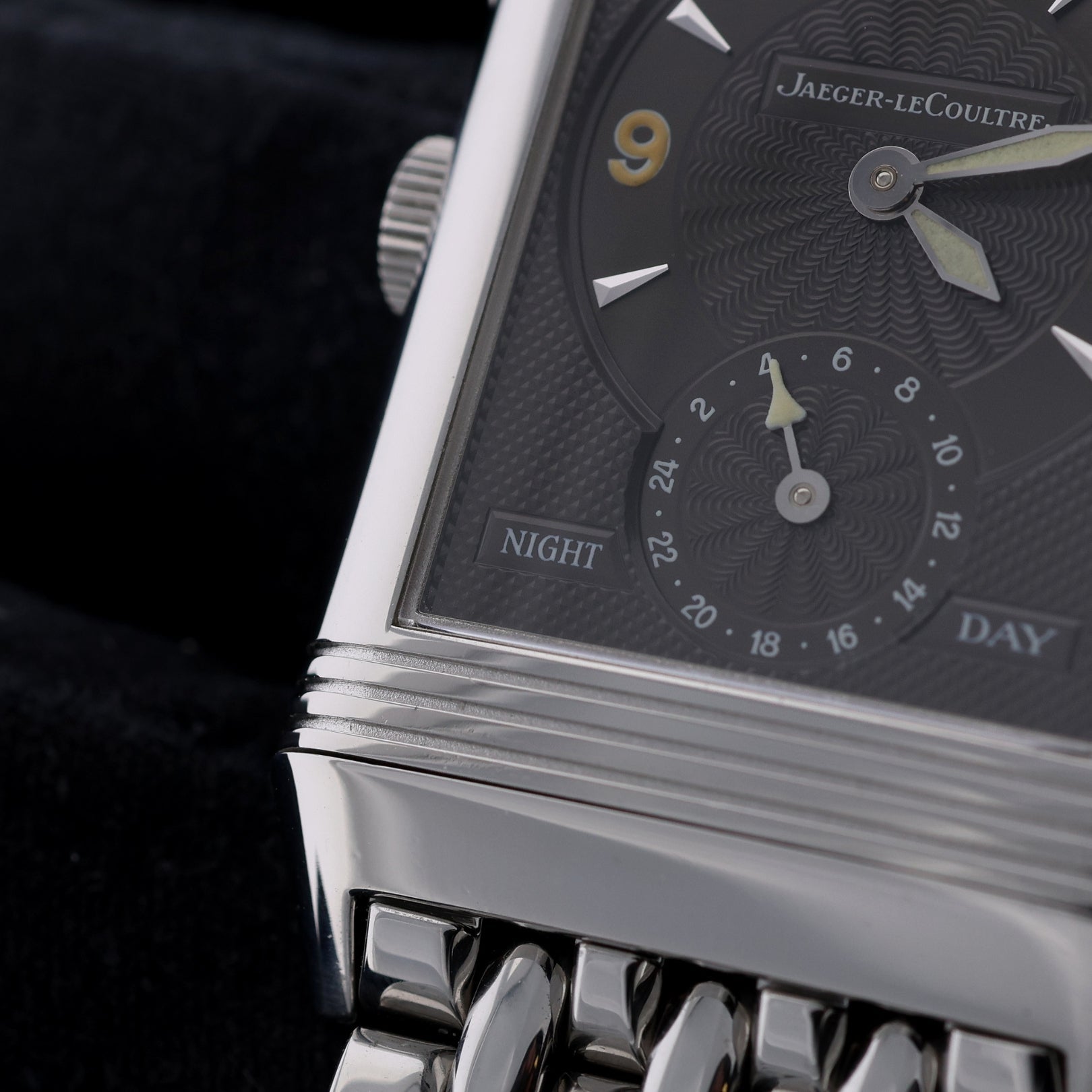 Jaeger - LeCoultre Reverso Duoface, Night & Day, Stahlband, Ref. 270.8.54/270.840.622B, 10 - 2000, B+P - LUXUHRIA