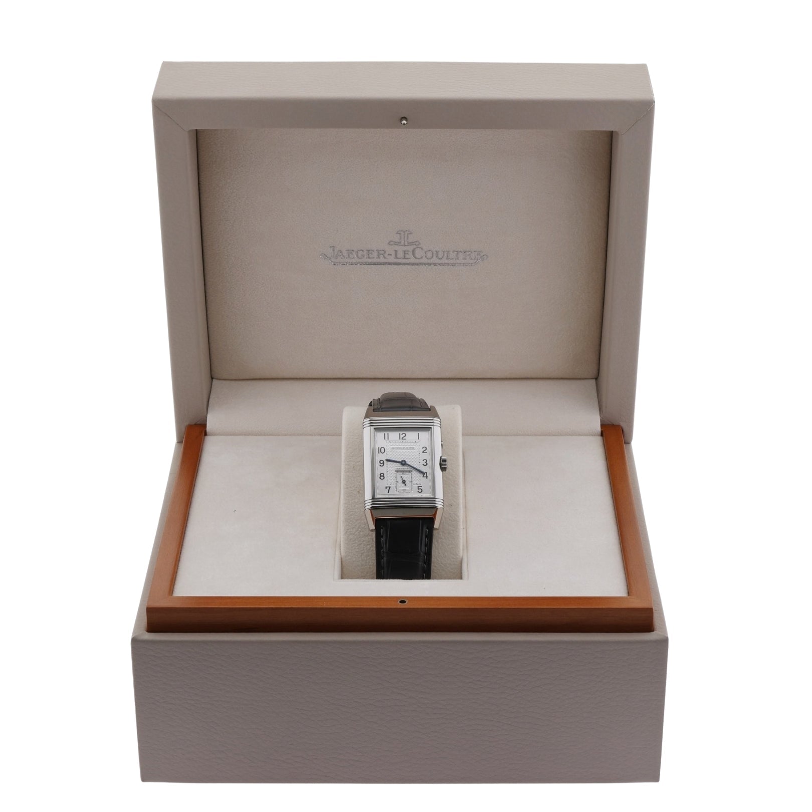 Jaeger - LeCoultre Reverso Duoface, Night & Day, Weißgold, 42.2x26mm, Ref. 270.3.54, mit Box - LUXUHRIA