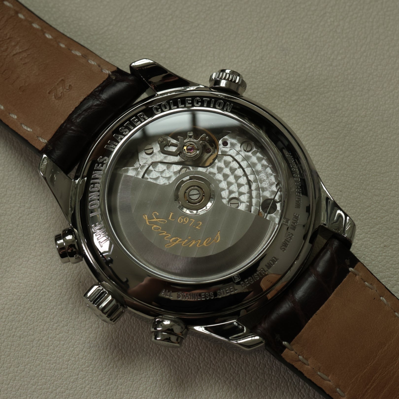 Longines Master Collection 44 Retrograde, Power Reserve, Ref. L2.716.4.78.3, 08-2011, B+P - LUXUHRIA