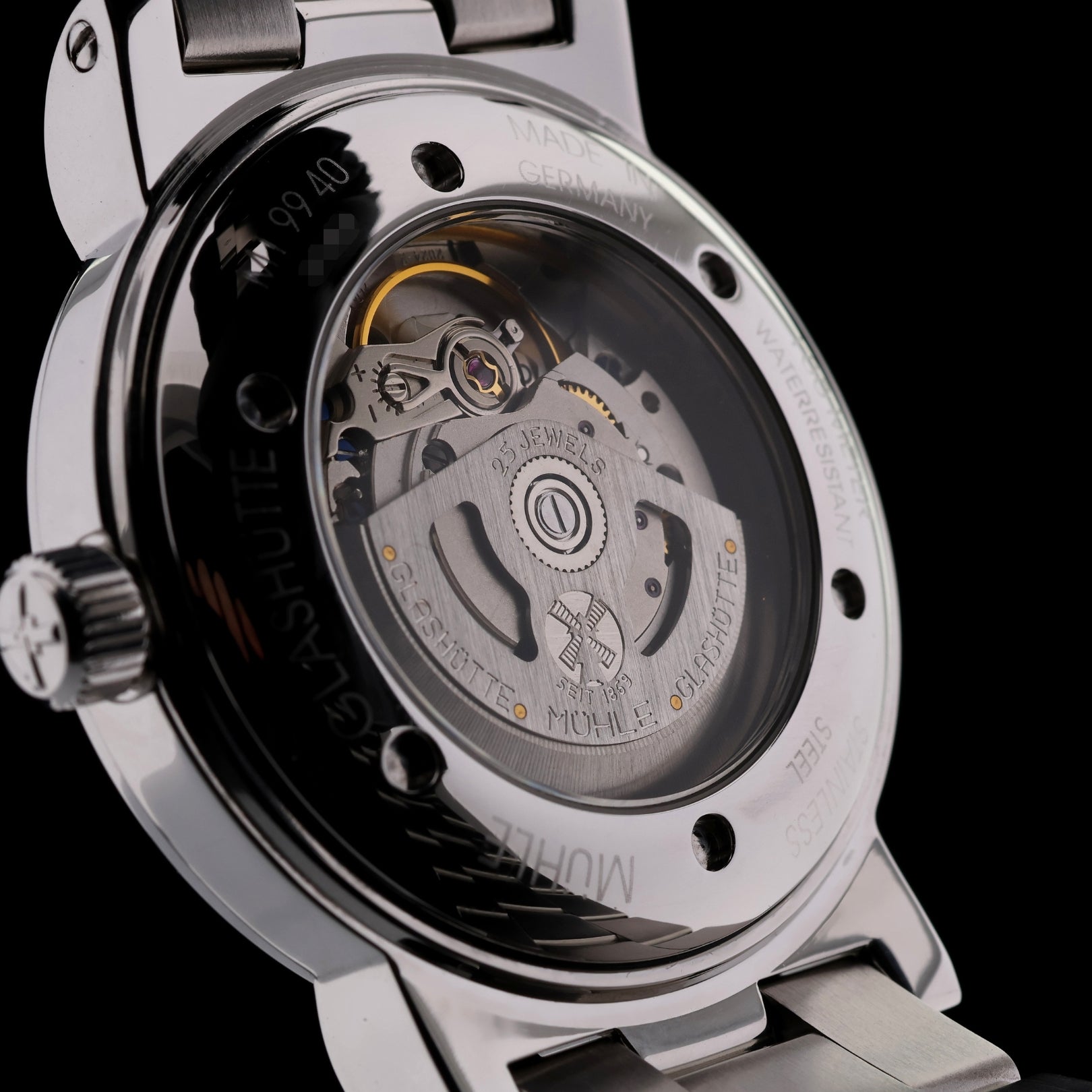 Mühle Glashütte Nautische Instrumente, City 99, Edelstahl, Ref. M1 - 99 - 40, 05 - 2008, B+P - LUXUHRIA