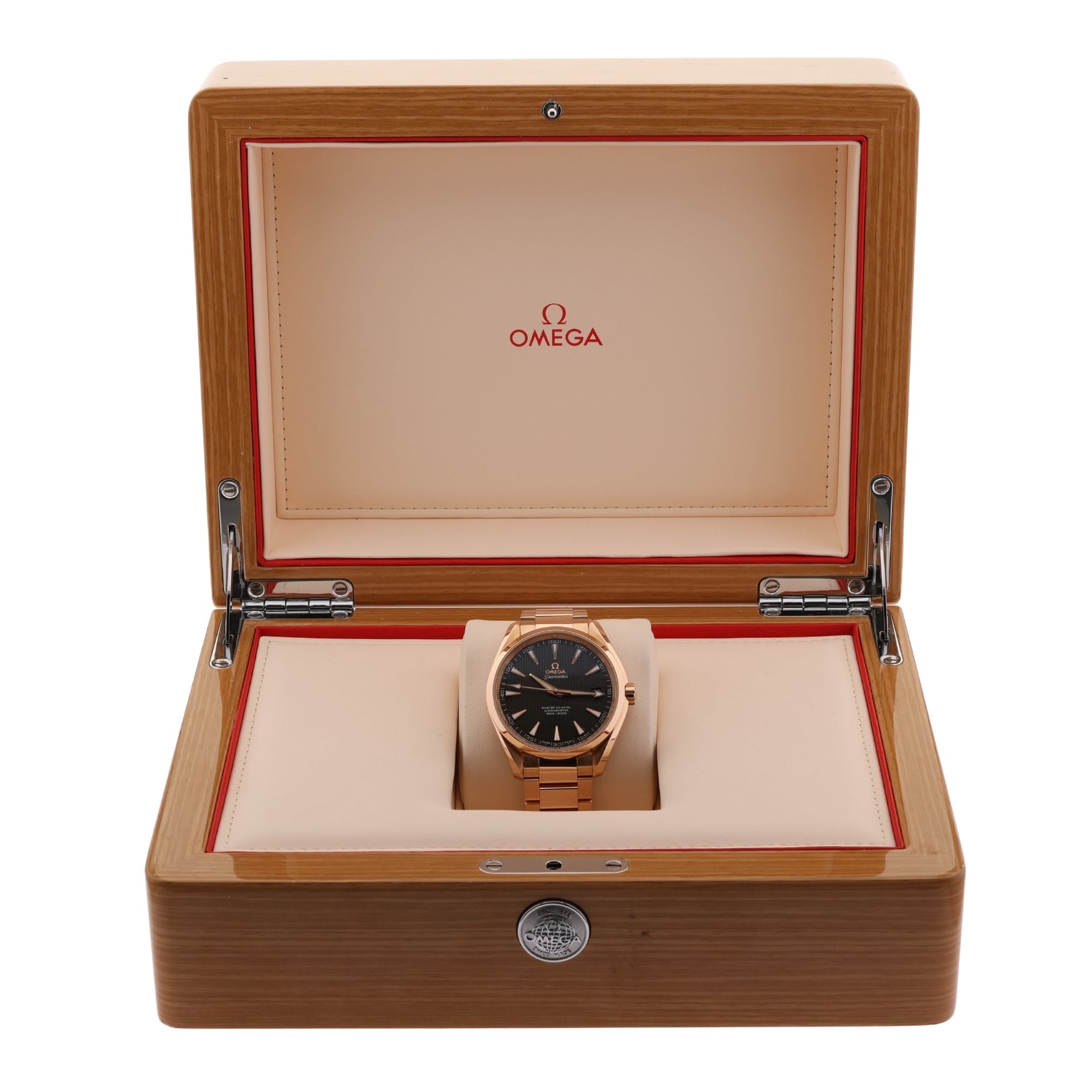 Omega Seamaster Aqua Terra 150M, Co-Axial, Rotgold, Ref. 231.50.42.21.06.002, 12-2021, B+P - LUXUHRIA