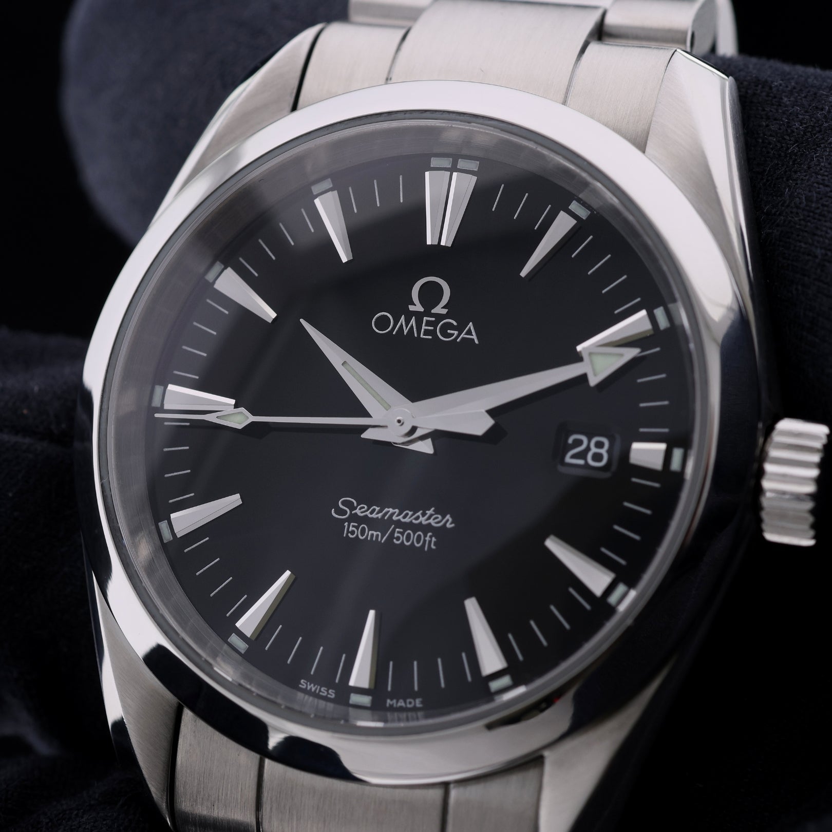 Omega Seamaster Aqua Terra, Edelstahl, Ref. 2518.50.00, 08-2016, B+P - LUXUHRIA