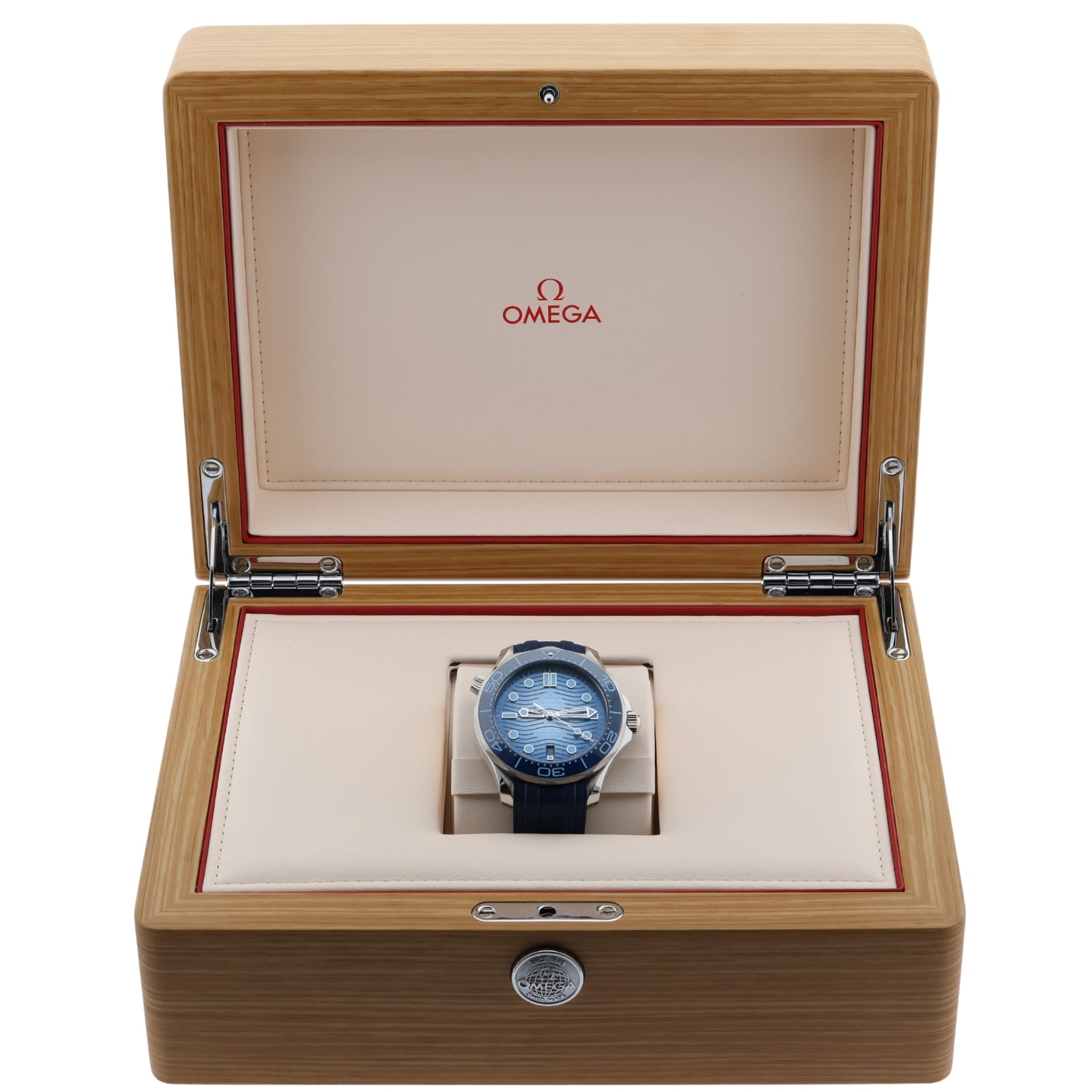 Omega Seamaster Diver 300M, "Summer Blue", Ref. 210.32.42.20.03.002, 2024. B+P - LUXUHRIA