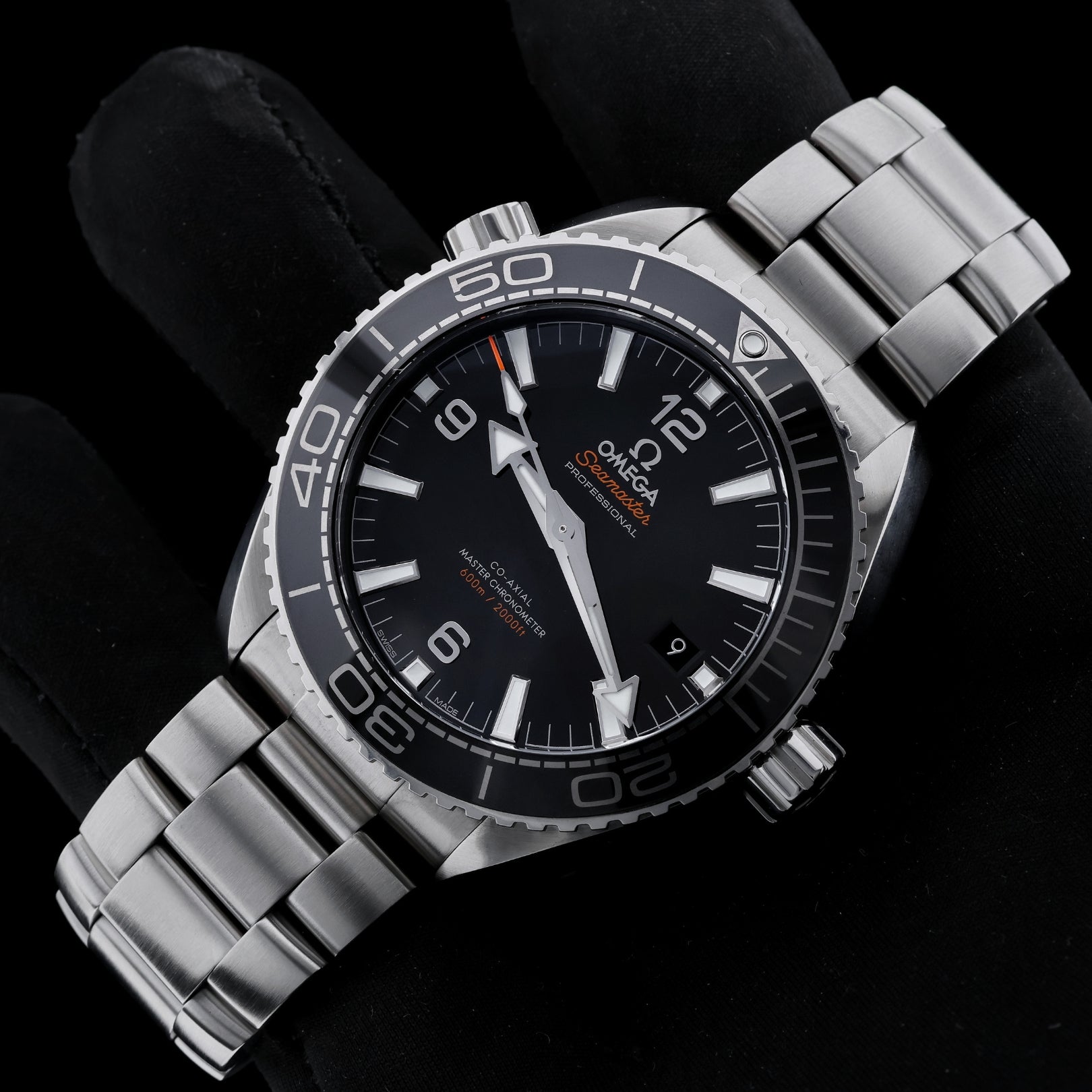 Omega Seamaster Planet Ocean 600 m Co - Axial Master, 43.5 mm, Ref. 215.30.44.21.01.001, 12 - 2023, B+P - LUXUHRIA