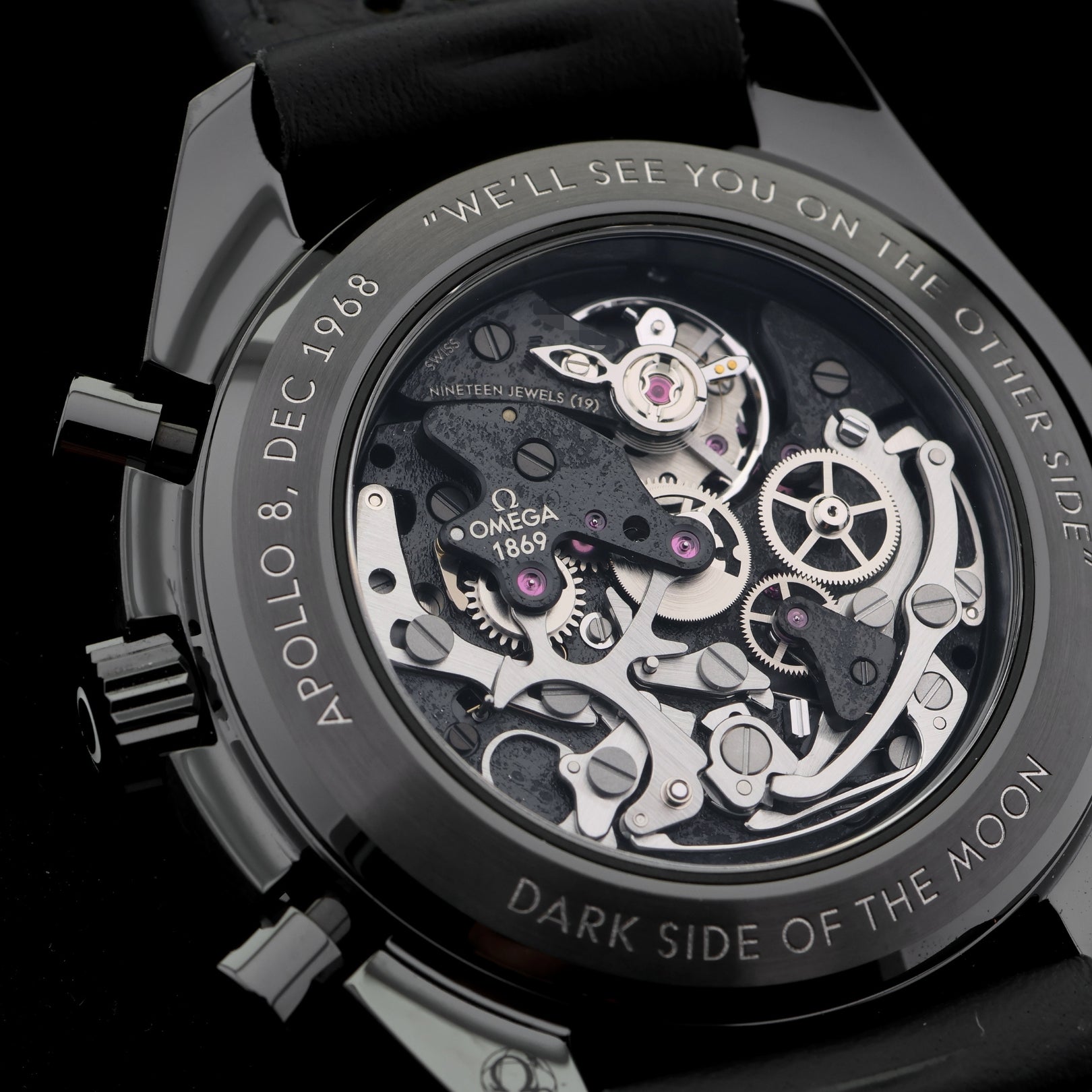 Omega Speedmaster Dark Side of the Moon, Apollo 8, Ref. 311.92.44.30.01.001, 2019, B+P - LUXUHRIA
