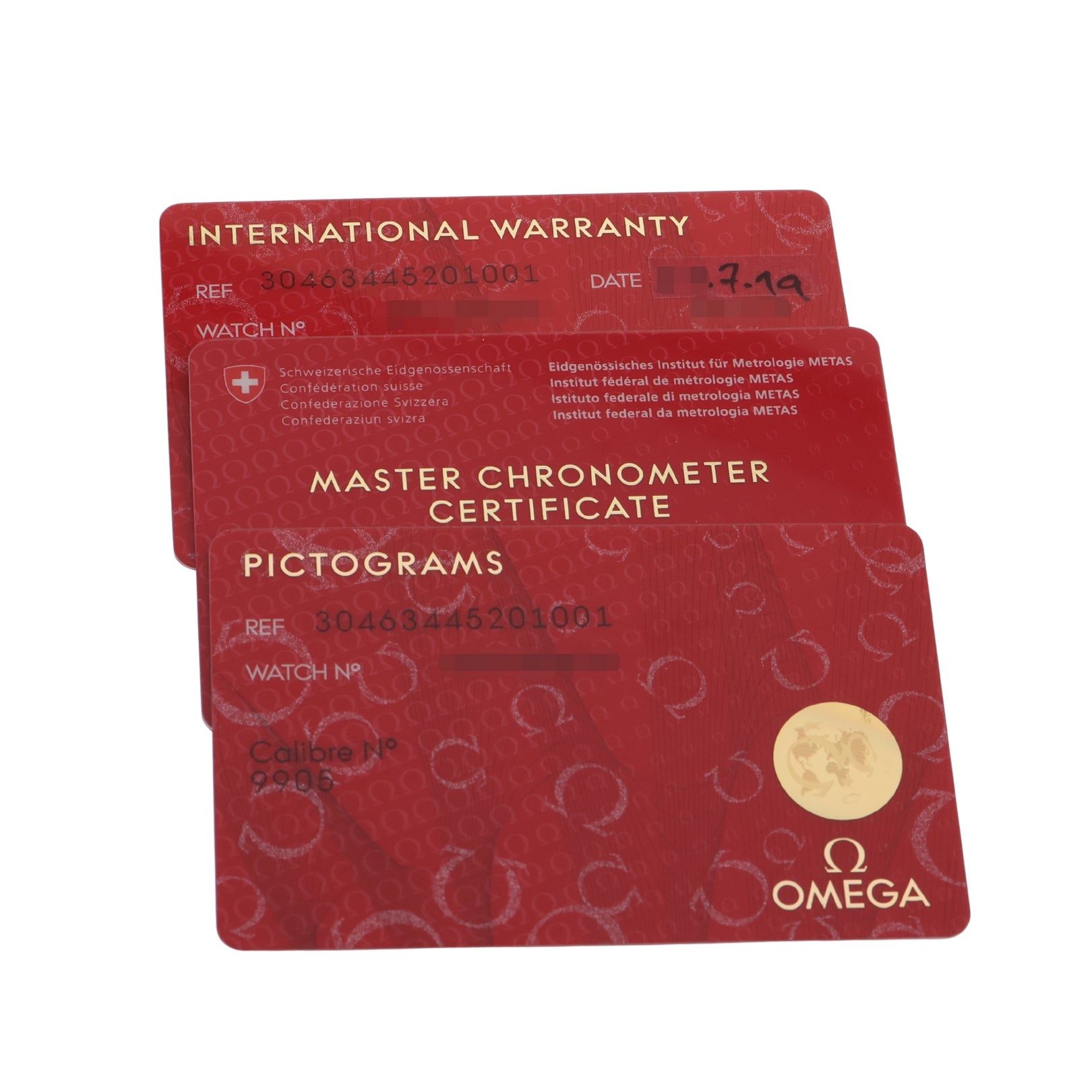 Omega Speedmaster Mondphase, Sedna™‑Gold, 44.25 mm, Lederarmband, Ref. 304.63.44.52.01.001, 07 - 2019, B+P - LUXUHRIA