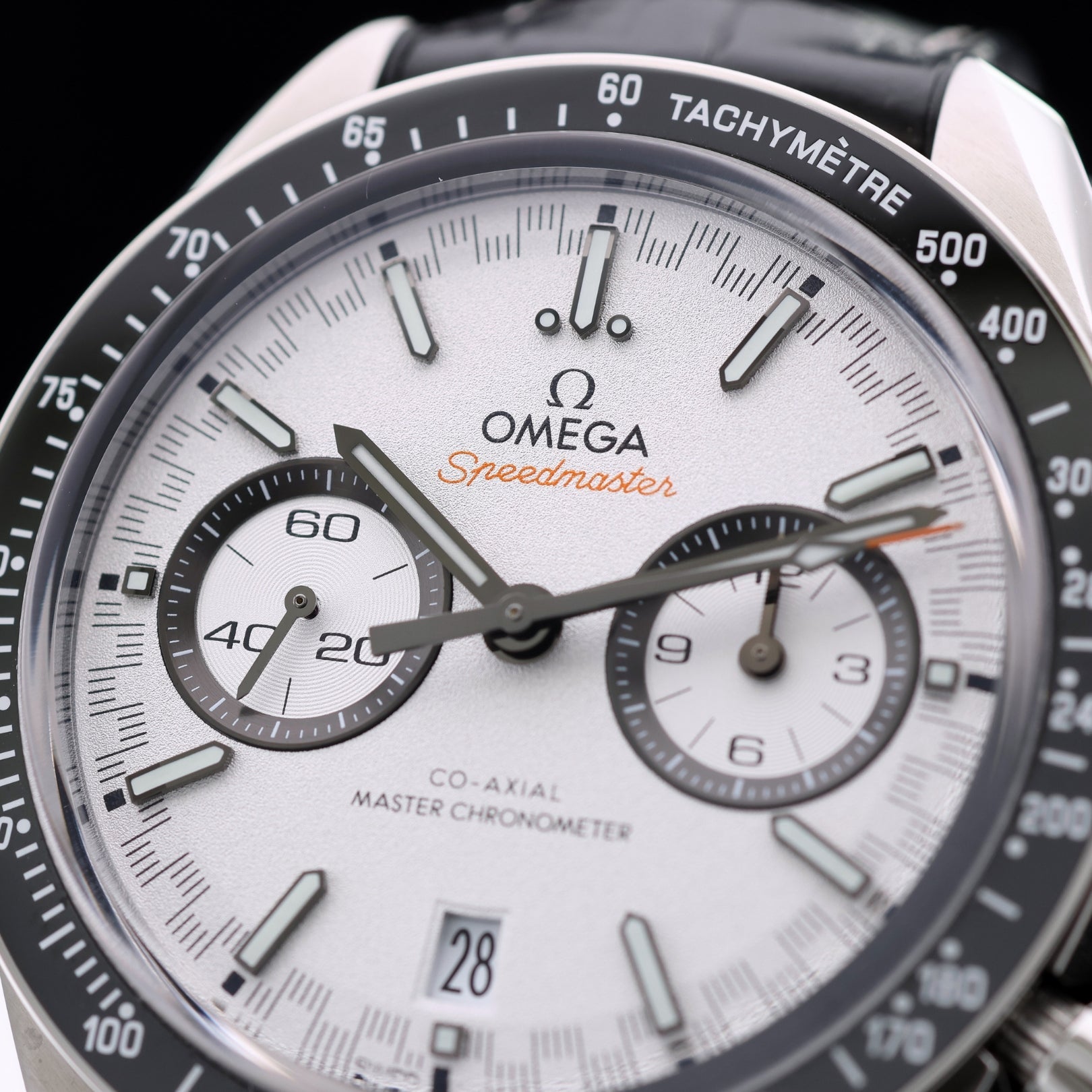 Omega Speedmaster Racing Chrono 44.25mm, White Dial, Ref. 329.33.44.51.04.001, B+P - LUXUHRIA