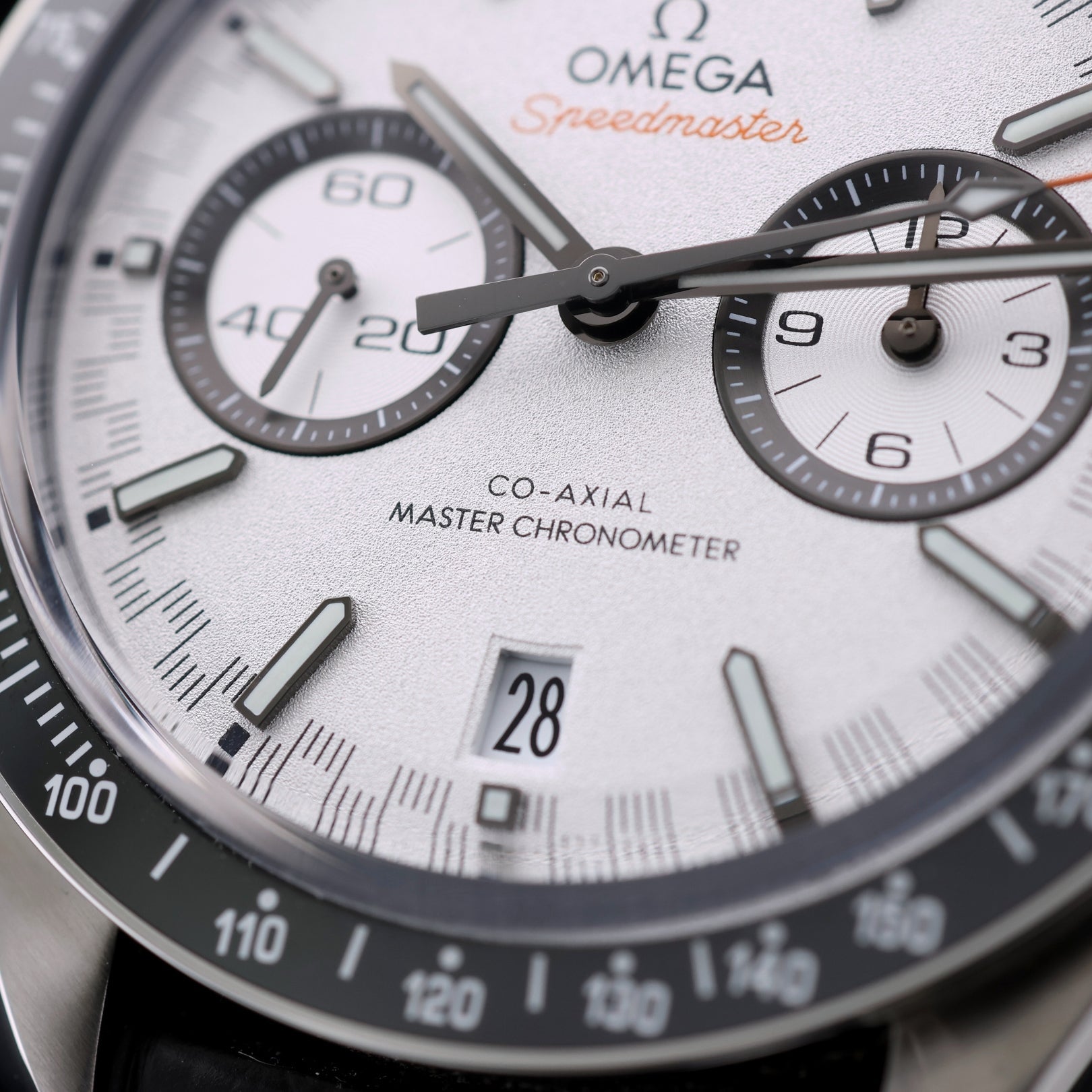 Omega Speedmaster Racing Chrono 44.25mm, White Dial, Ref. 329.33.44.51.04.001, B+P - LUXUHRIA