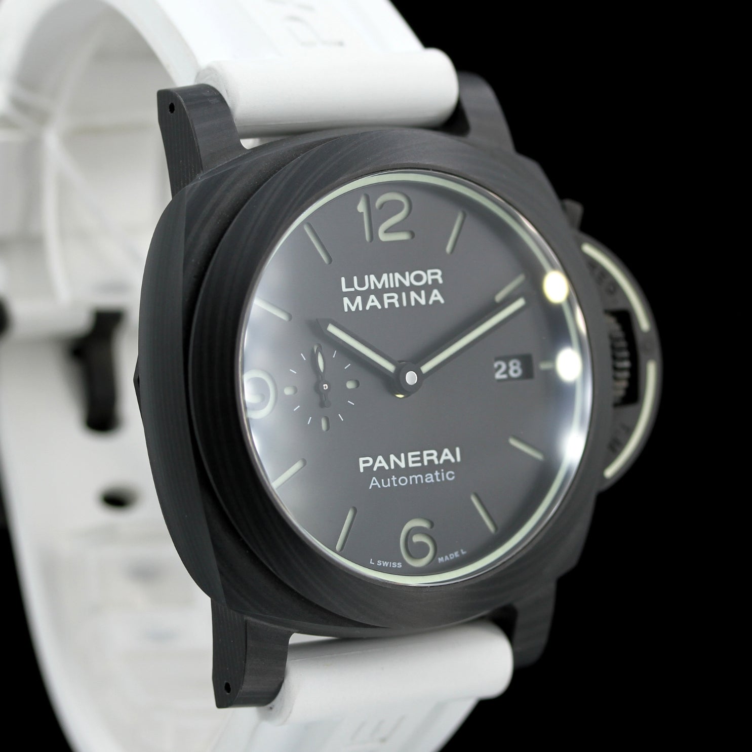 Panerai Lumino Marina Carbotech, limited 1 out of 270, 2021, Ref. PAM01118, B+P - LUXUHRIA