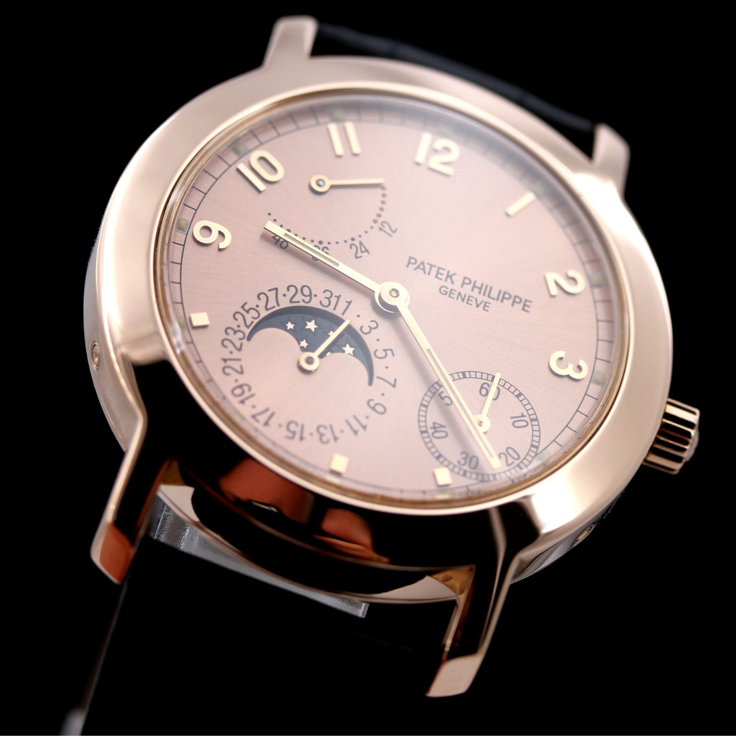 Patek Philippe Complicatons Power Reserve 36 mm, Rose Gold, Ref. 5055R-001, B+P - LUXUHRIA