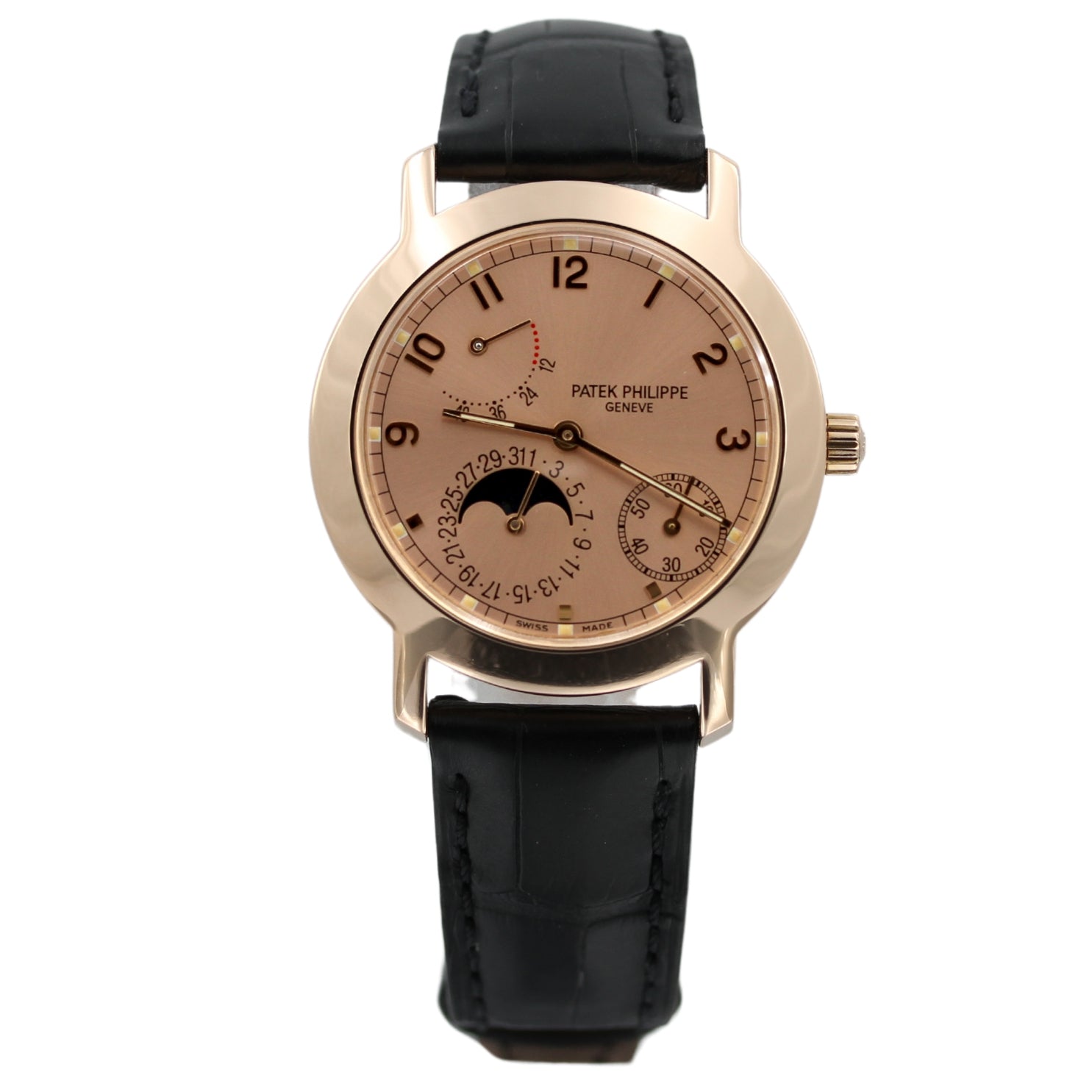 Patek Philippe Complicatons Power Reserve 36 mm, Rose Gold, Ref. 5055R-001, B+P - LUXUHRIA