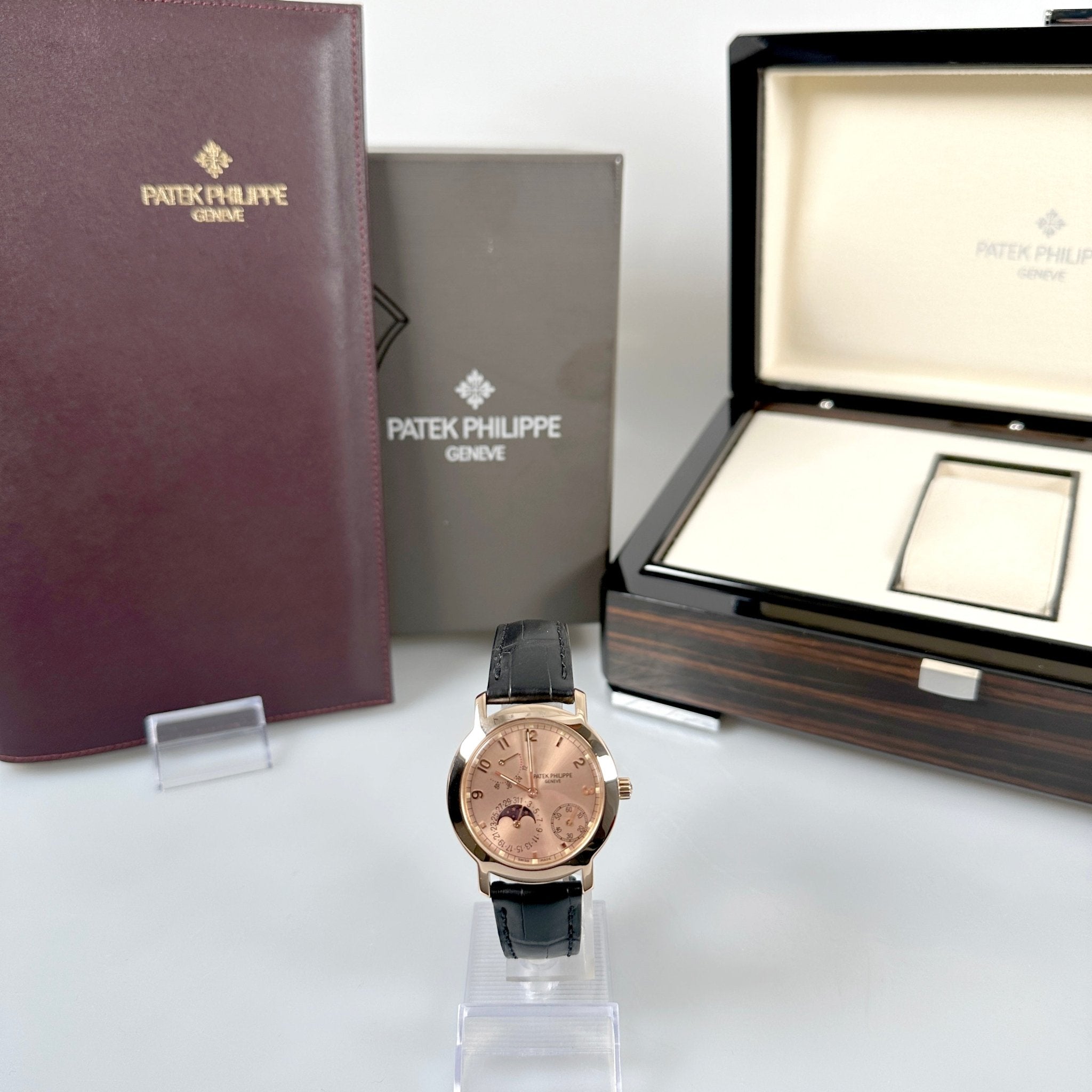 Patek Philippe Complicatons Power Reserve 36 mm, Rose Gold, Ref. 5055R-001, B+P - LUXUHRIA