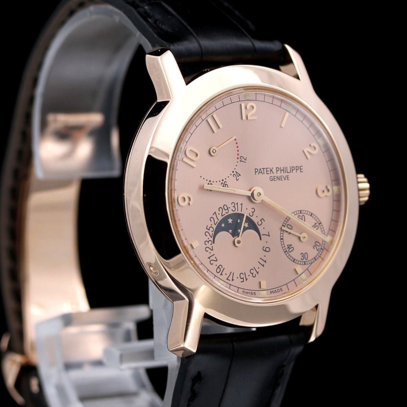 Patek Philippe Complicatons Power Reserve 36 mm, Rose Gold, Ref. 5055R-001, B+P - LUXUHRIA