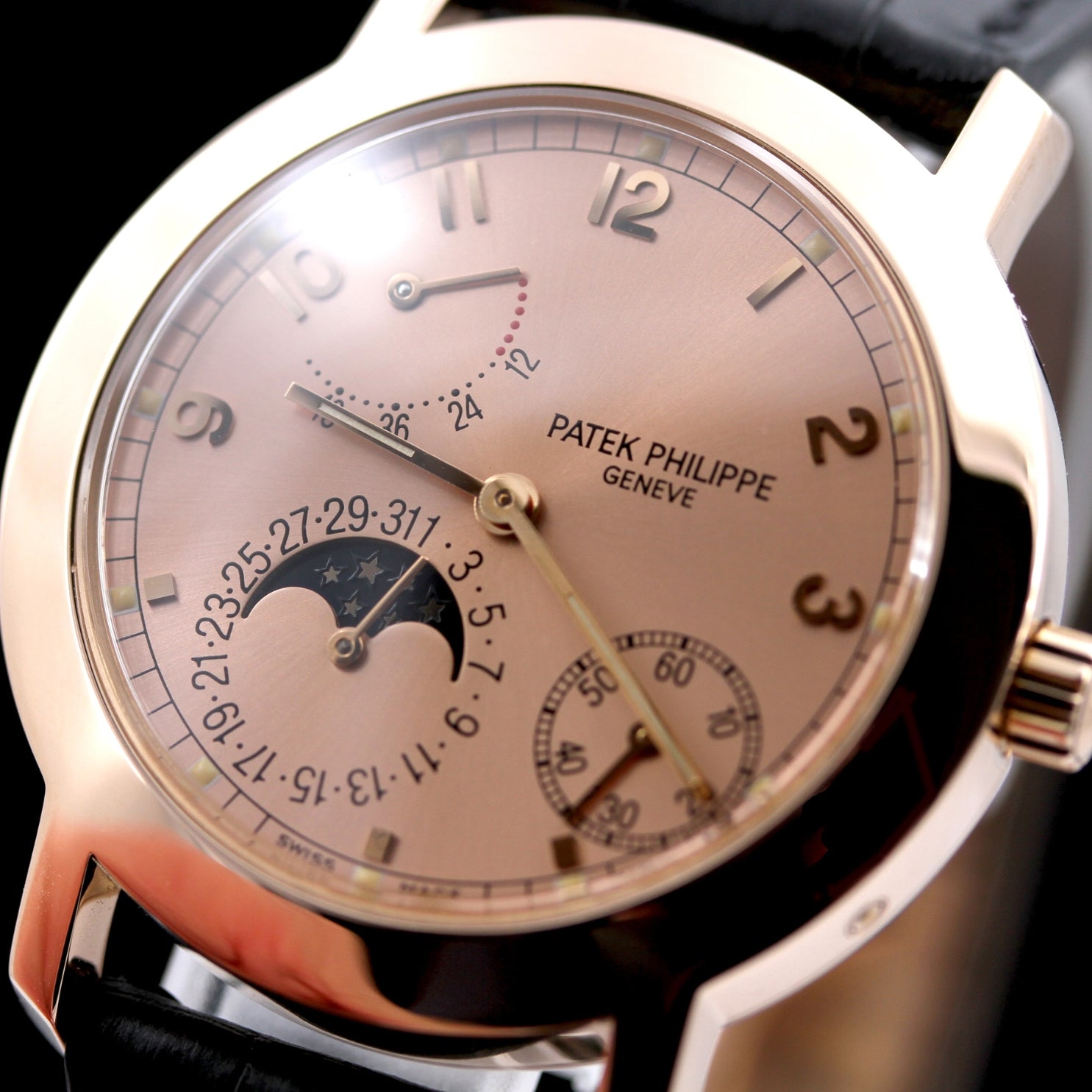 Patek Philippe Complicatons Power Reserve 36 mm, Rose Gold, Ref. 5055R-001, B+P - LUXUHRIA