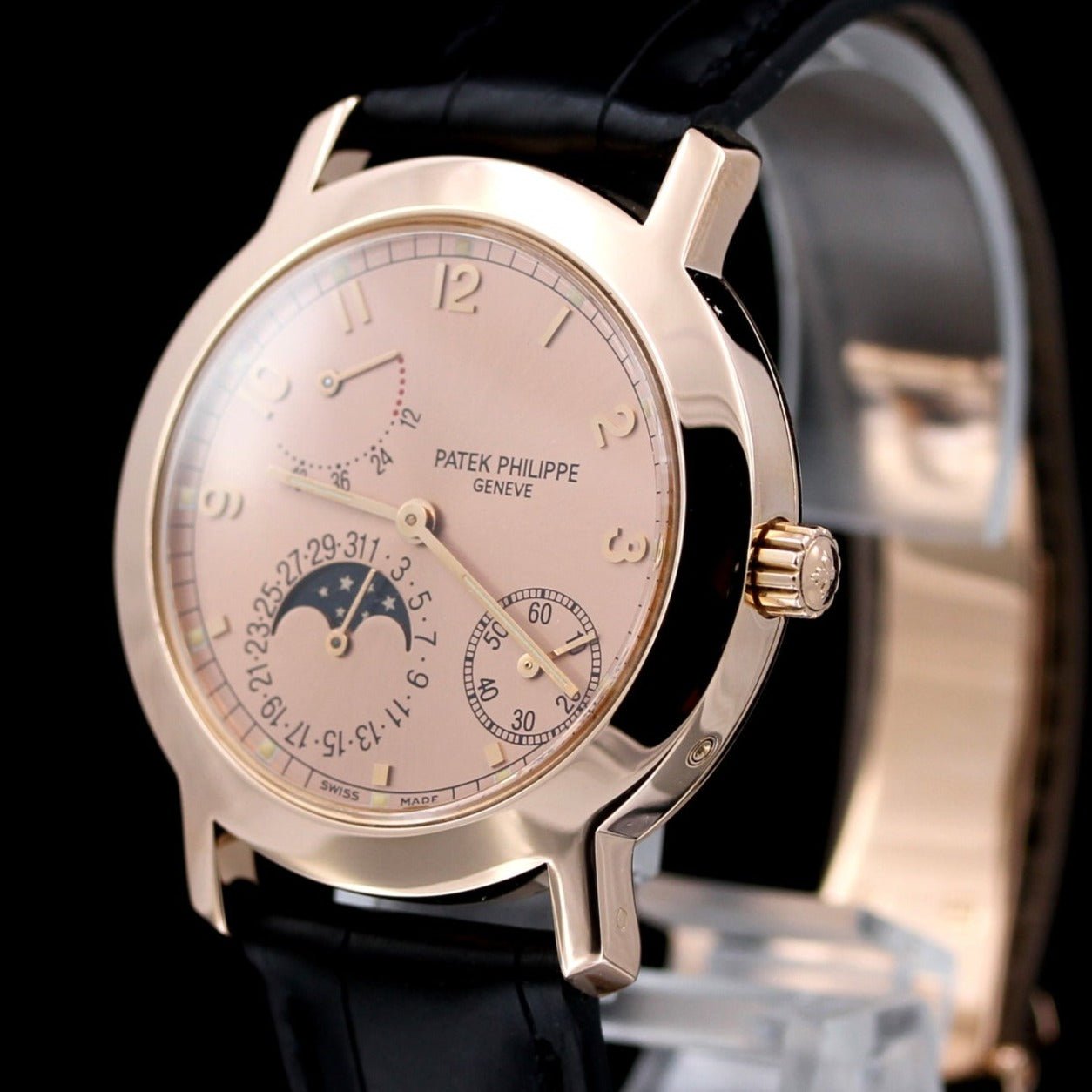 Patek Philippe Complicatons Power Reserve 36 mm, Rose Gold, Ref. 5055R-001, B+P - LUXUHRIA