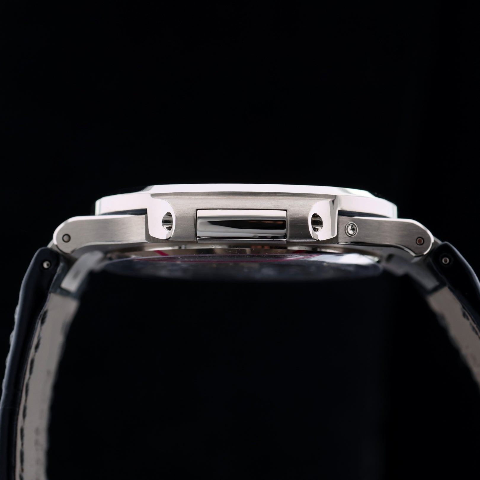 Patek Philippe Nautilus, Ref. 5712G - 001, Lederarmband + Kautschuk, 2019/DE, B+P - LUXUHRIA