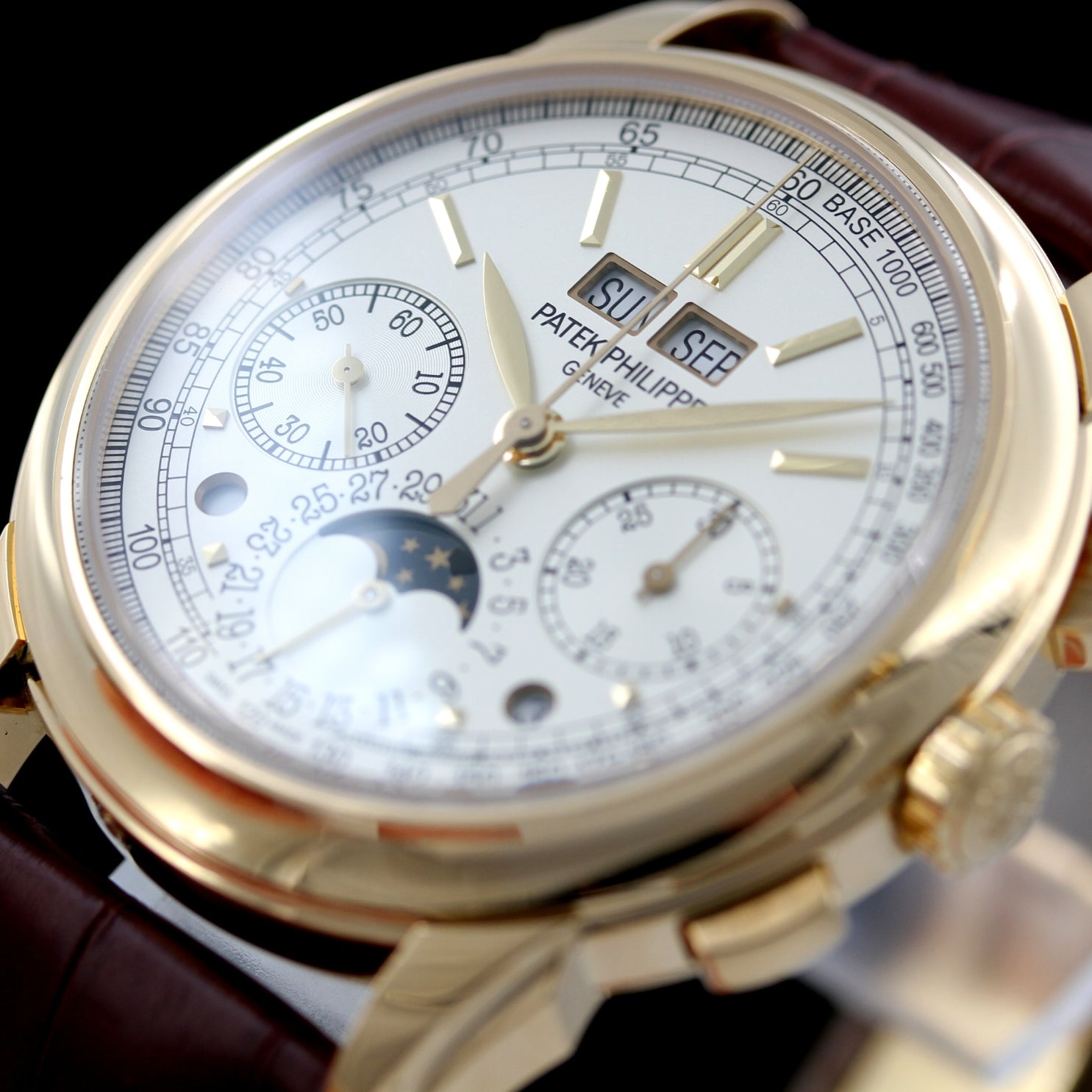 Patek Philippe Perpetual Calendar 41mm, Ewiger Kalender, Mondphase, Ref. 5270J, DE Auslieferung, B+P - LUXUHRIA